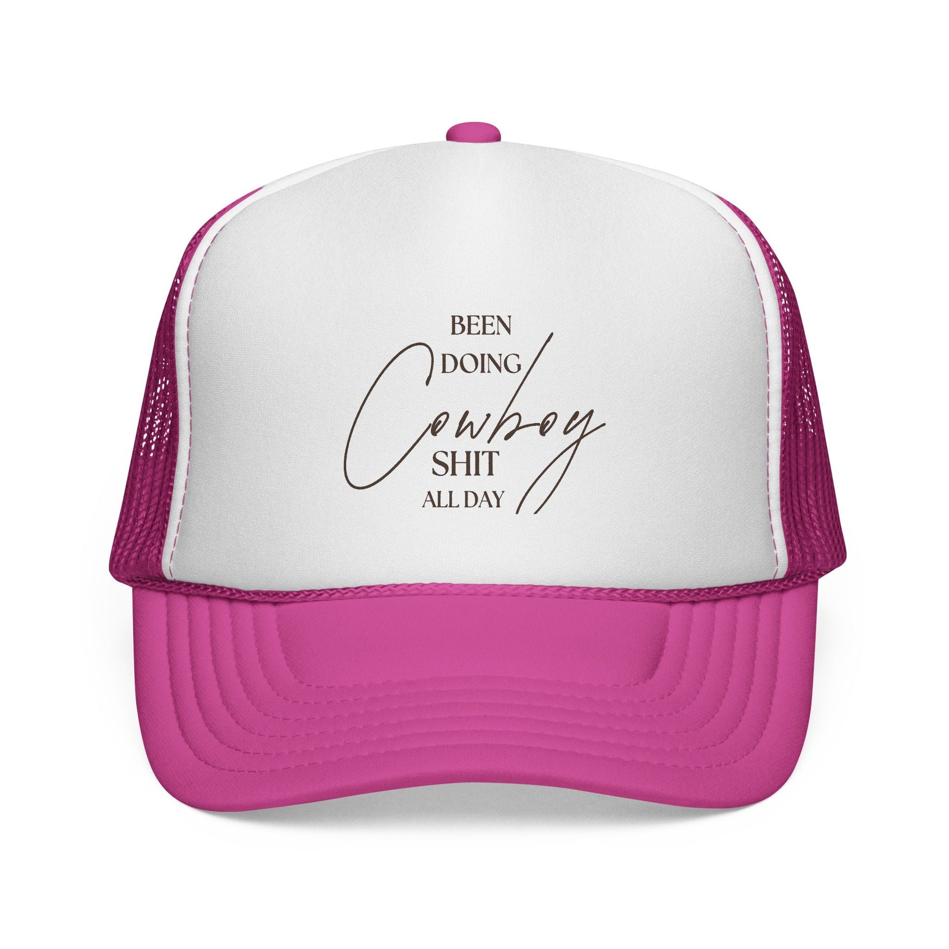 "Been Doing Cowboy Shit All Day" Trucker Hat - Just Us Flynn’s