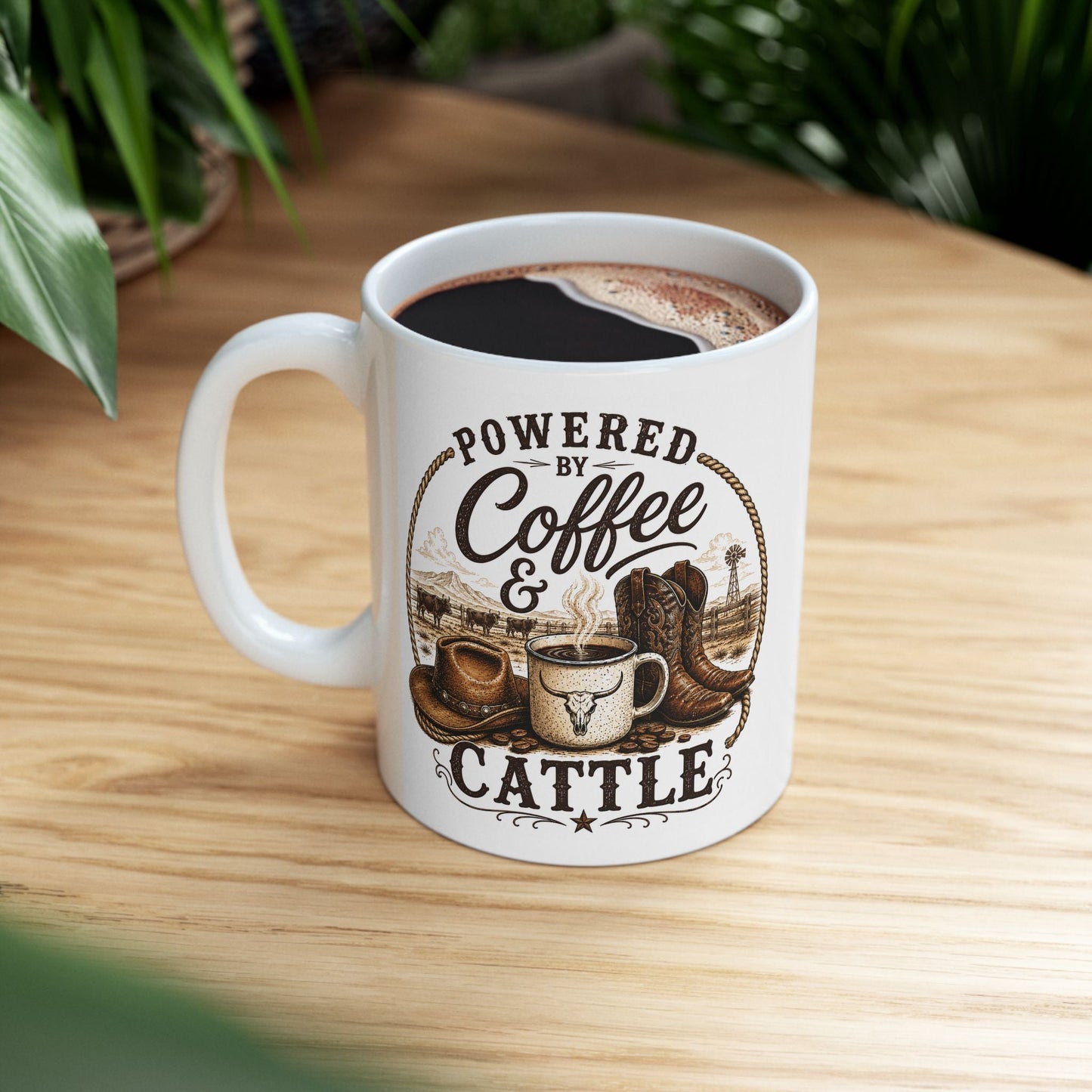 Coffee & Cattle Coffee Mug | The Ranch Way - Just Us Flynn’s