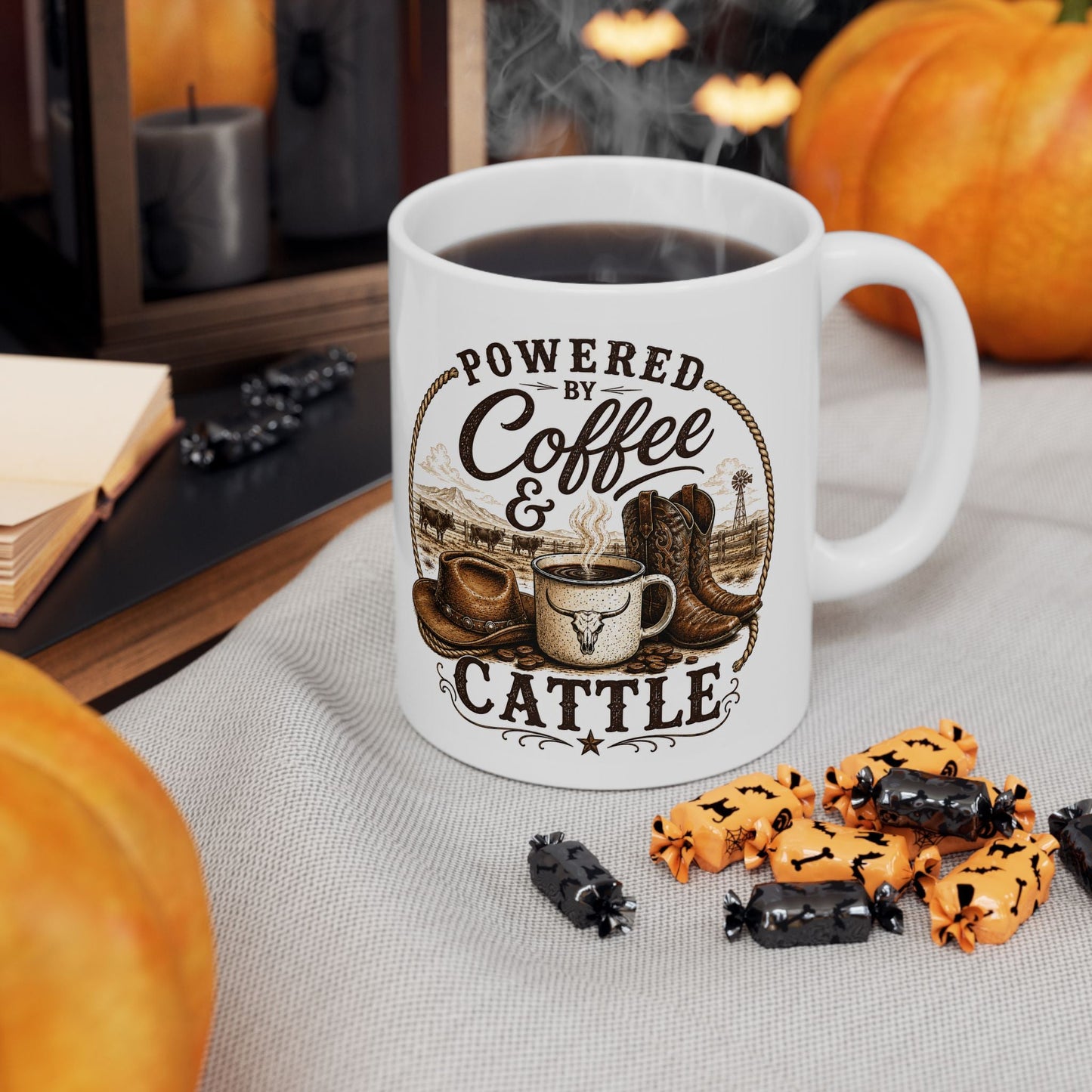 Coffee & Cattle Coffee Mug | The Ranch Way - Just Us Flynn’s