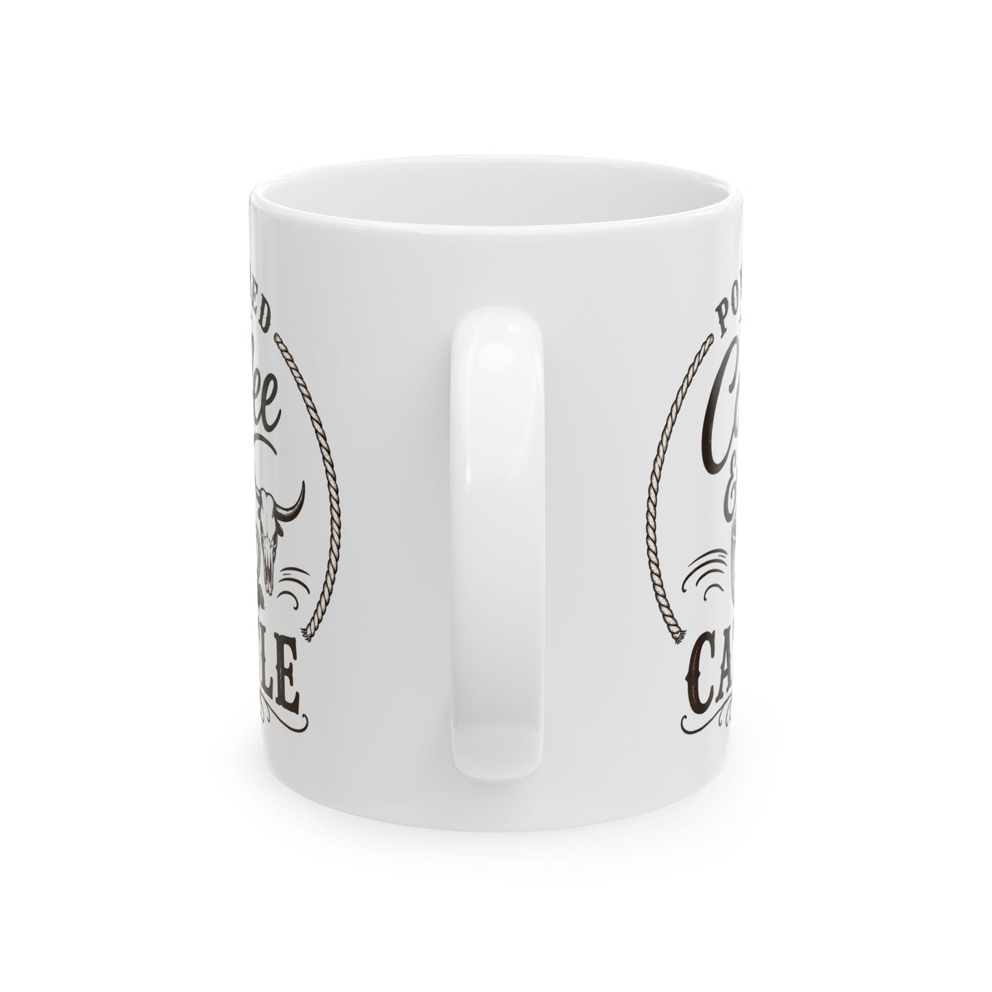 Coffee & Cattle Coffee Mug | Western Skull - Just Us Flynn’s