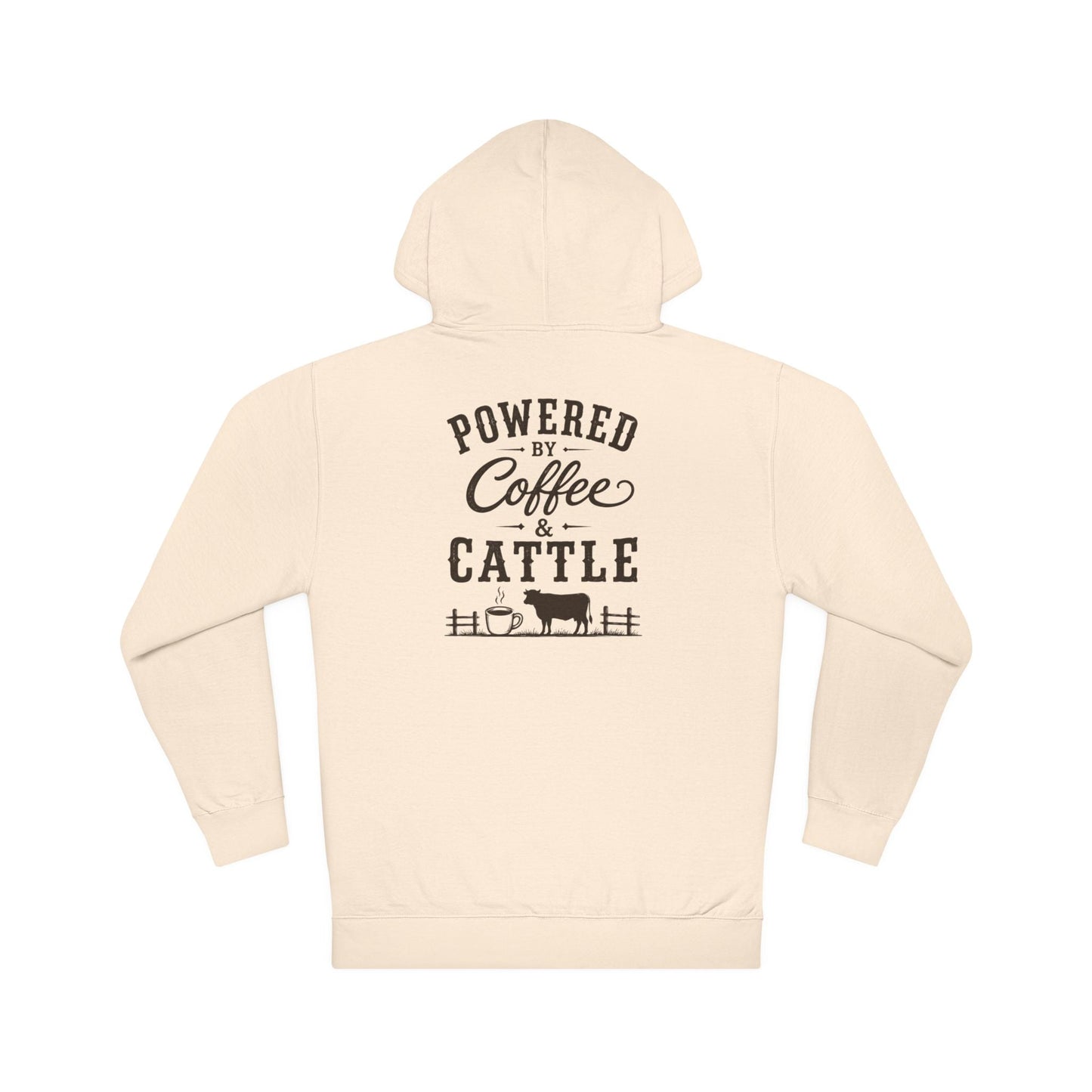 Coffee & Cattle Hoodie | Vintage Logo - Just Us Flynn’s
