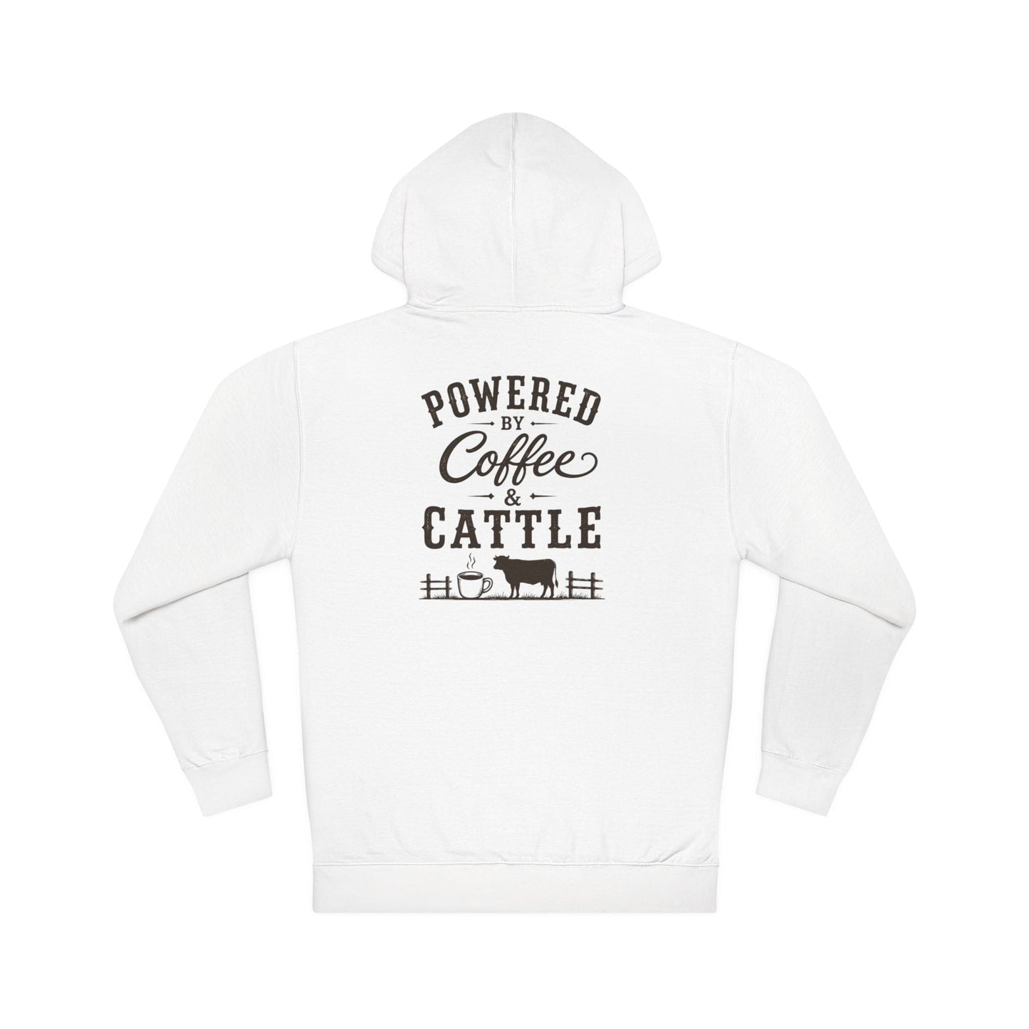 Coffee & Cattle Hoodie | Vintage Logo - Just Us Flynn’s
