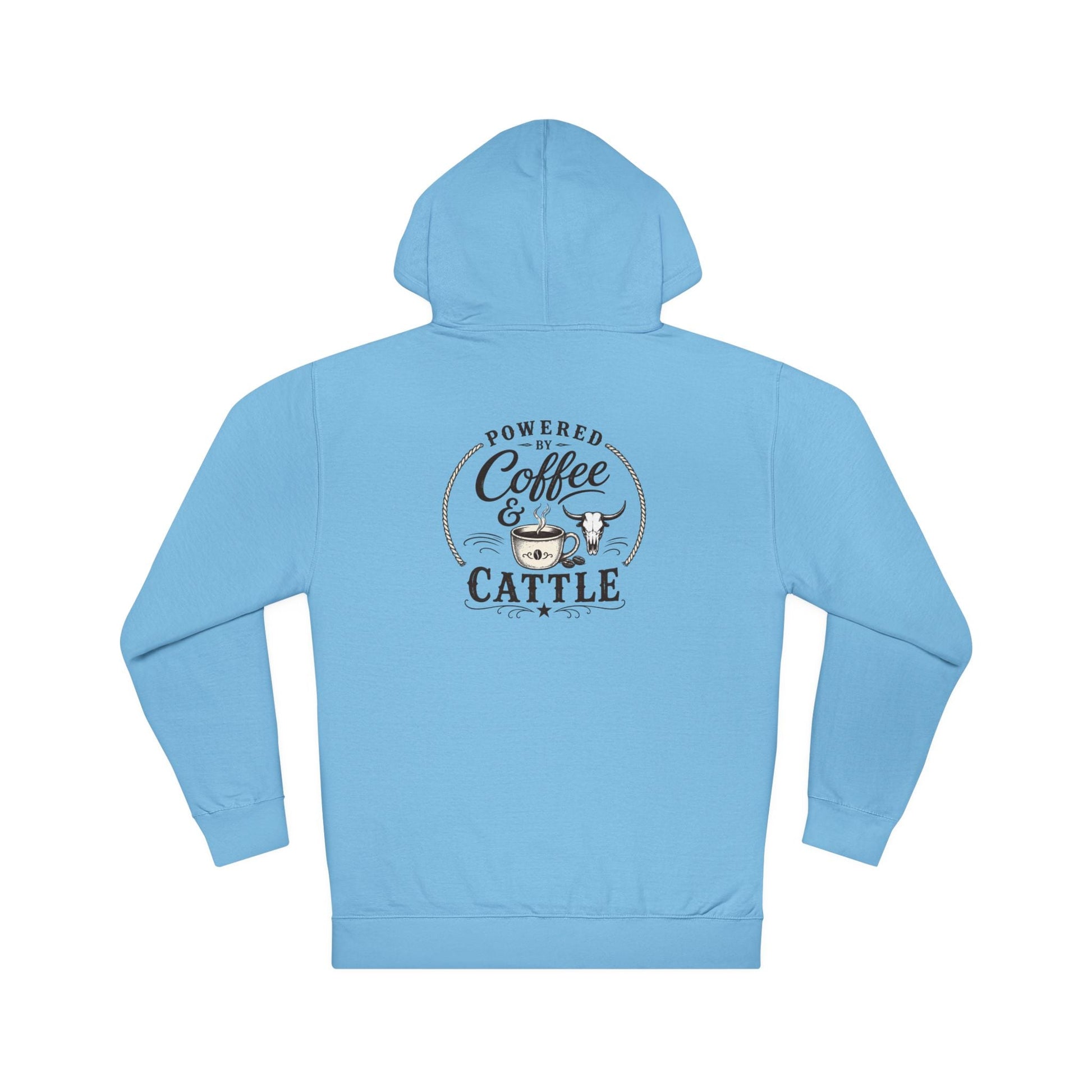 Coffee & Cattle Hoodie | Western Skull - Just Us Flynn’s