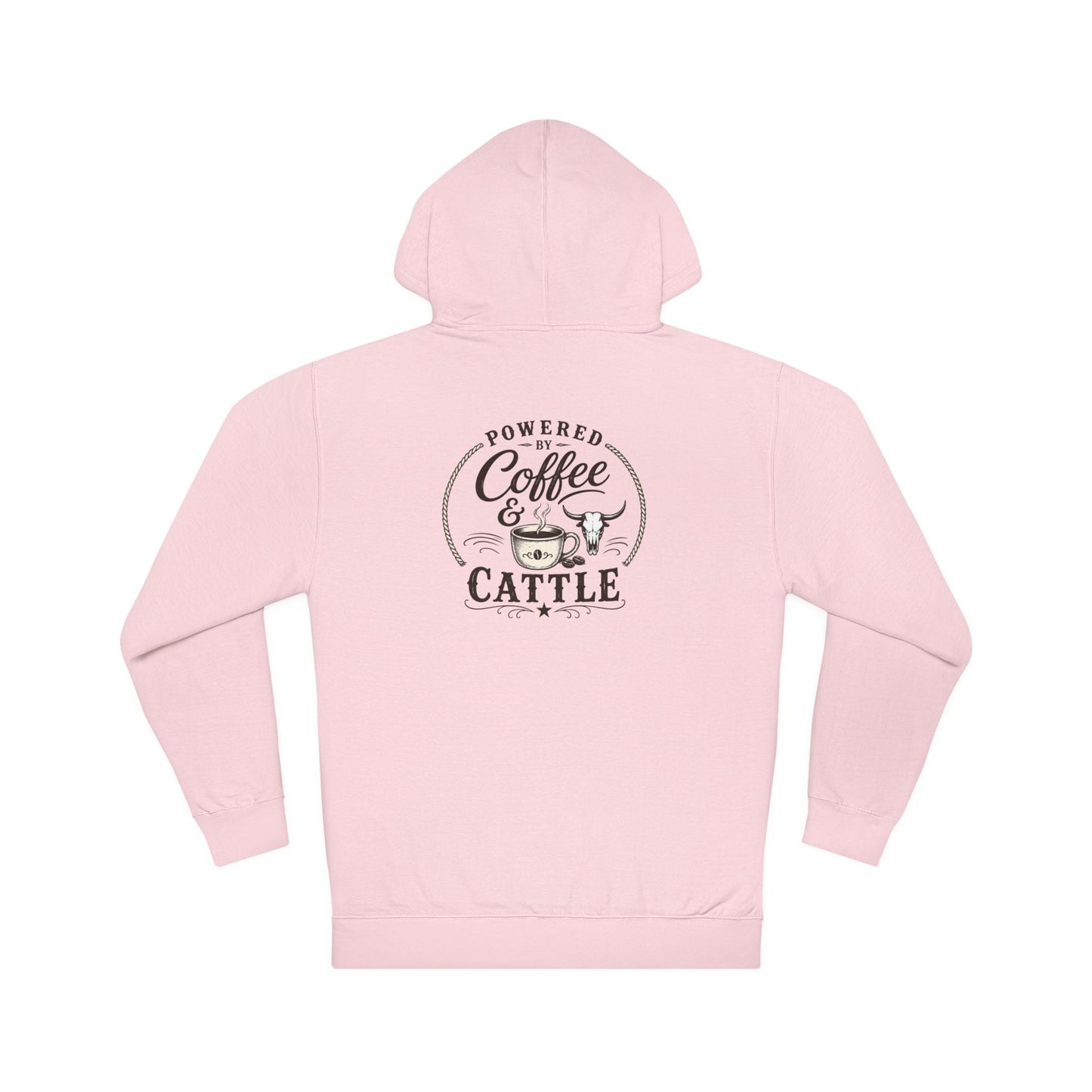 Coffee & Cattle Hoodie | Western Skull - Just Us Flynn’s