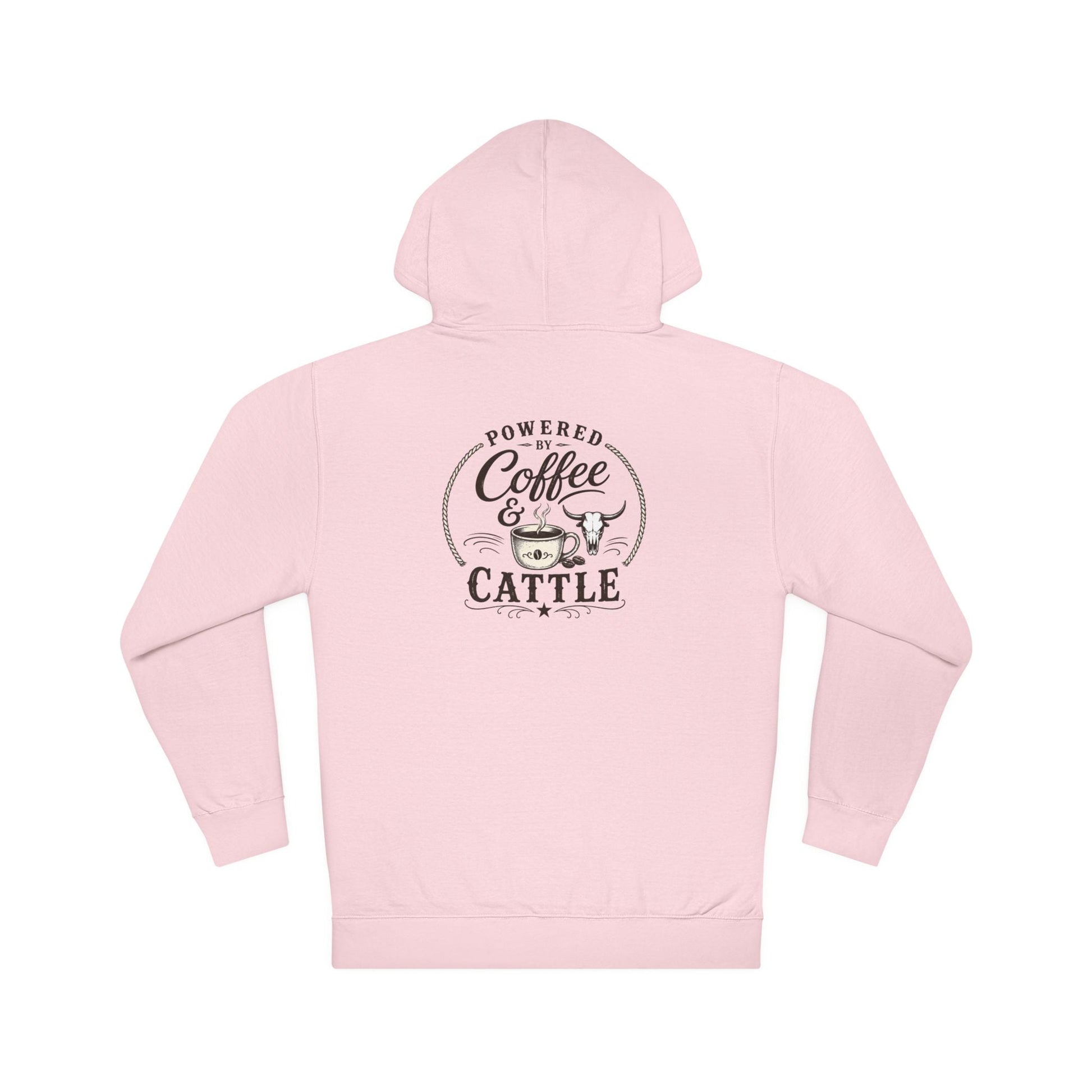 Coffee & Cattle Hoodie | Western Skull - Just Us Flynn’s