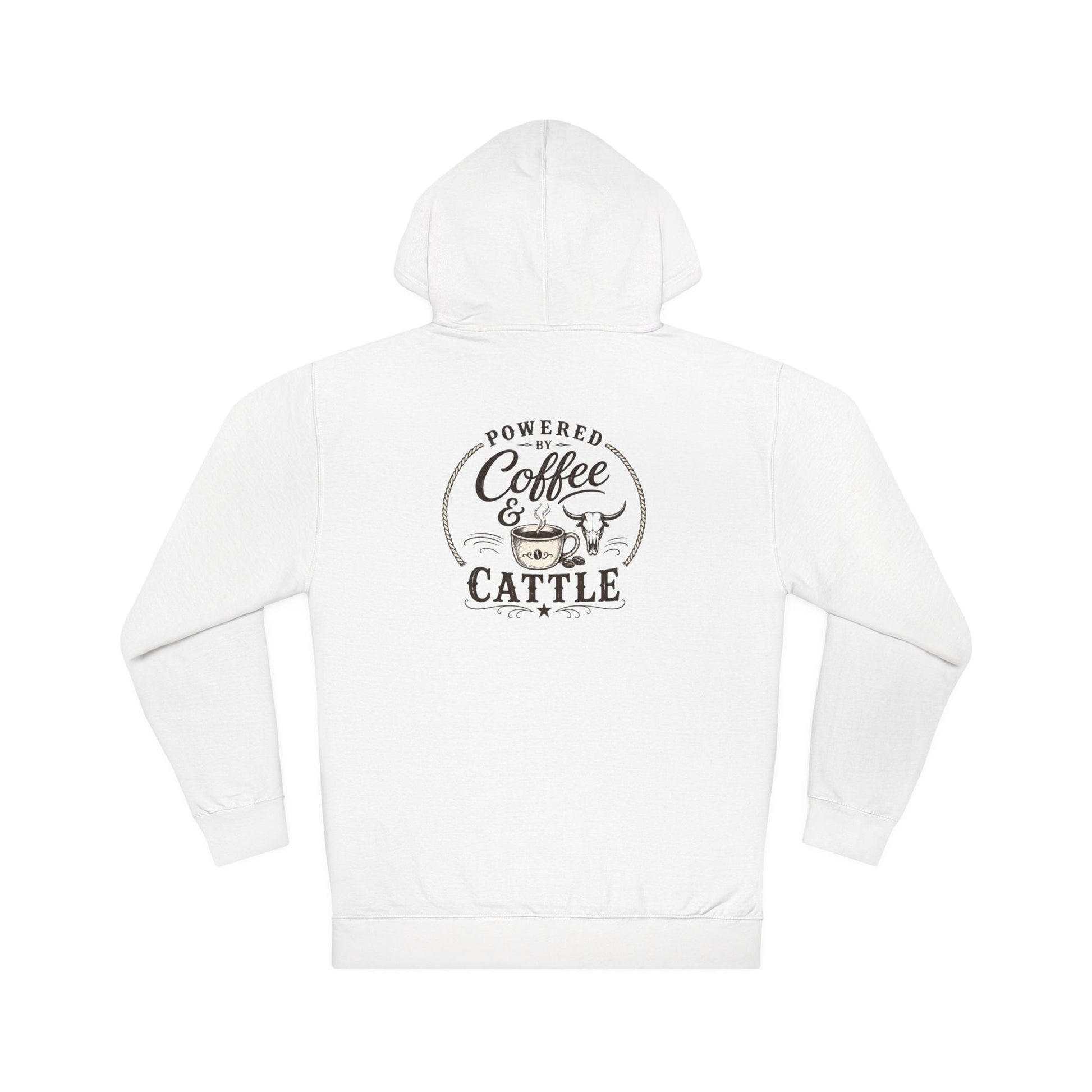 Coffee & Cattle Hoodie | Western Skull - Just Us Flynn’s