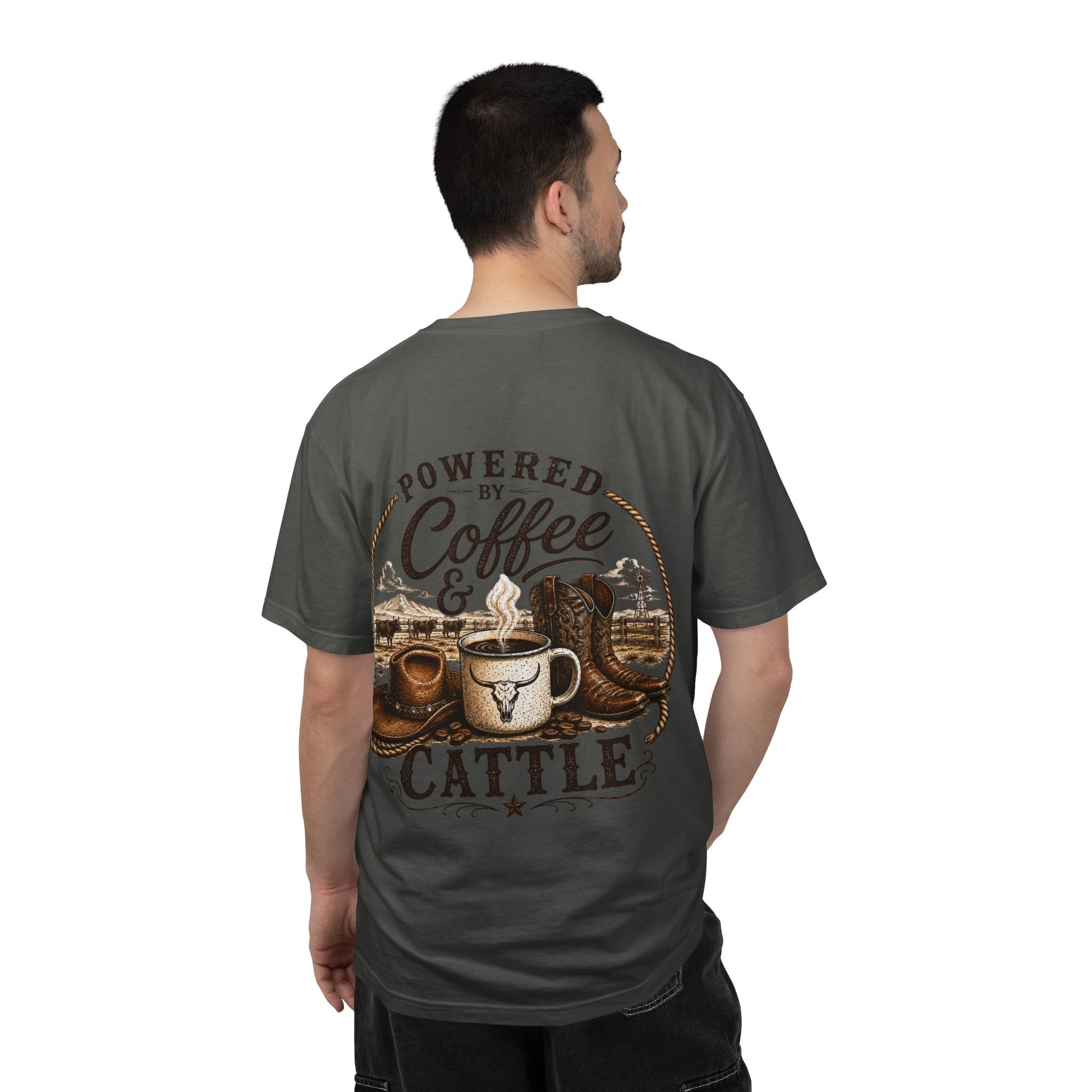 Coffee & Cattle T-Shirt | The Ranch Way - Just Us Flynn’s