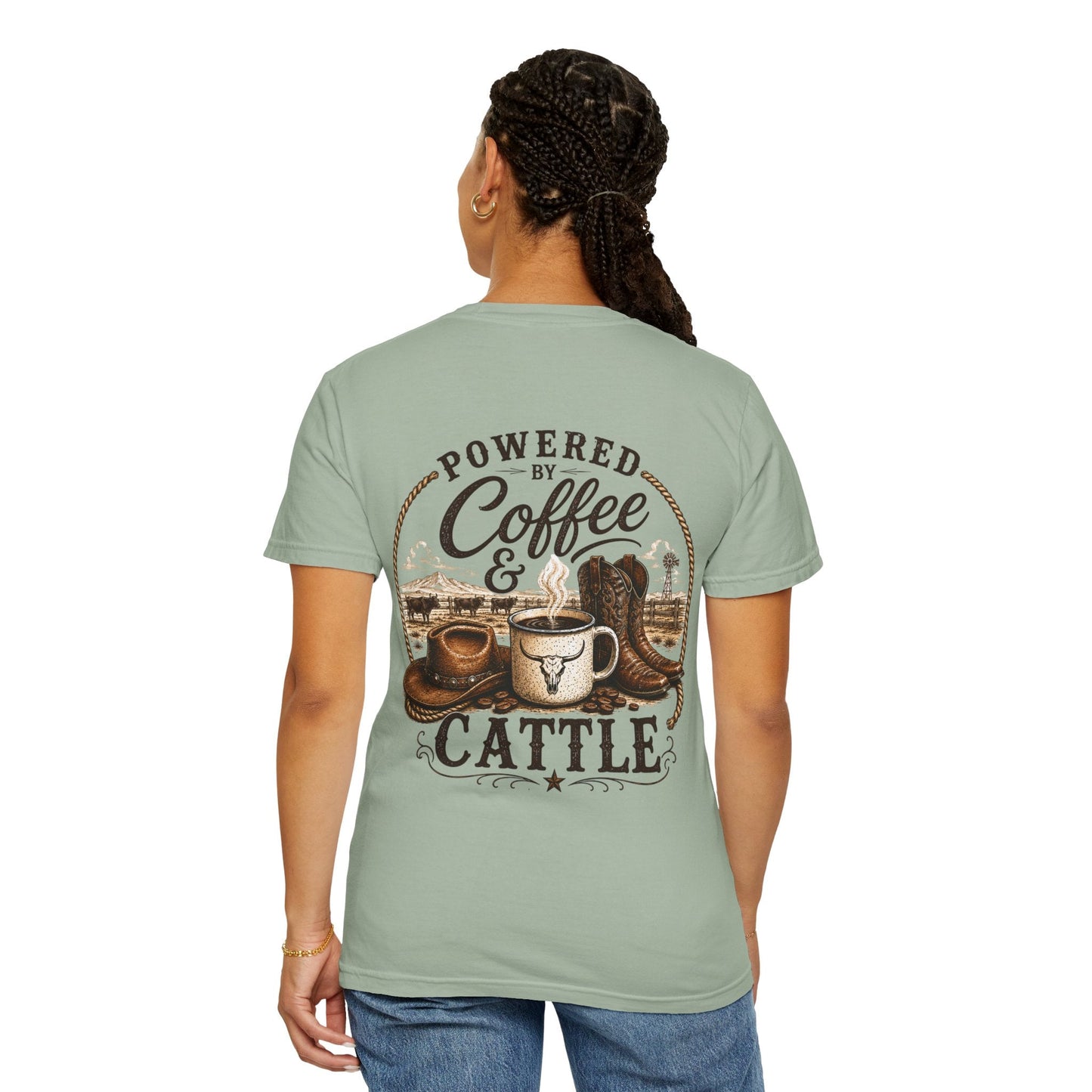 Coffee & Cattle T-Shirt | The Ranch Way - Just Us Flynn’s