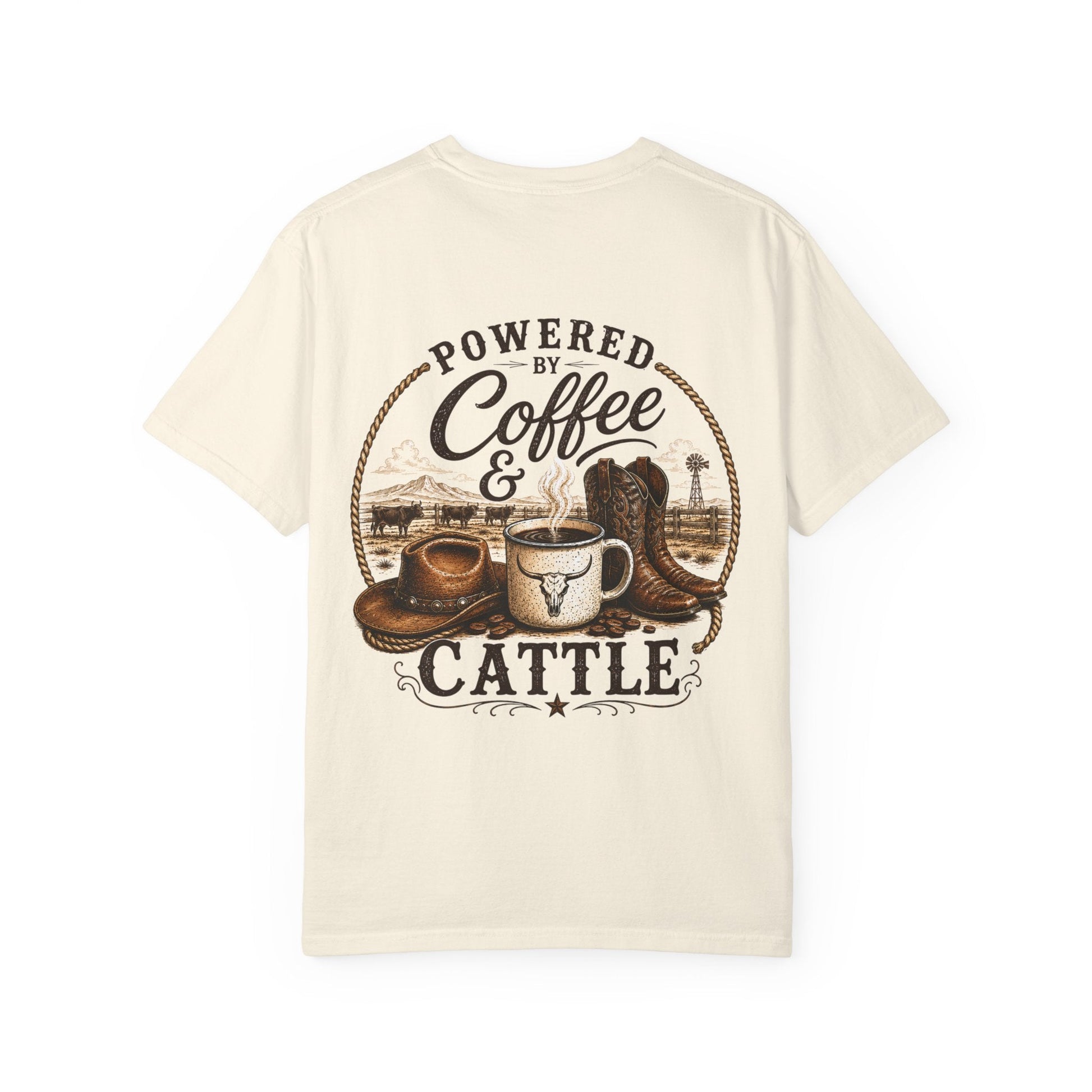 Coffee & Cattle T-Shirt | The Ranch Way - Just Us Flynn’s