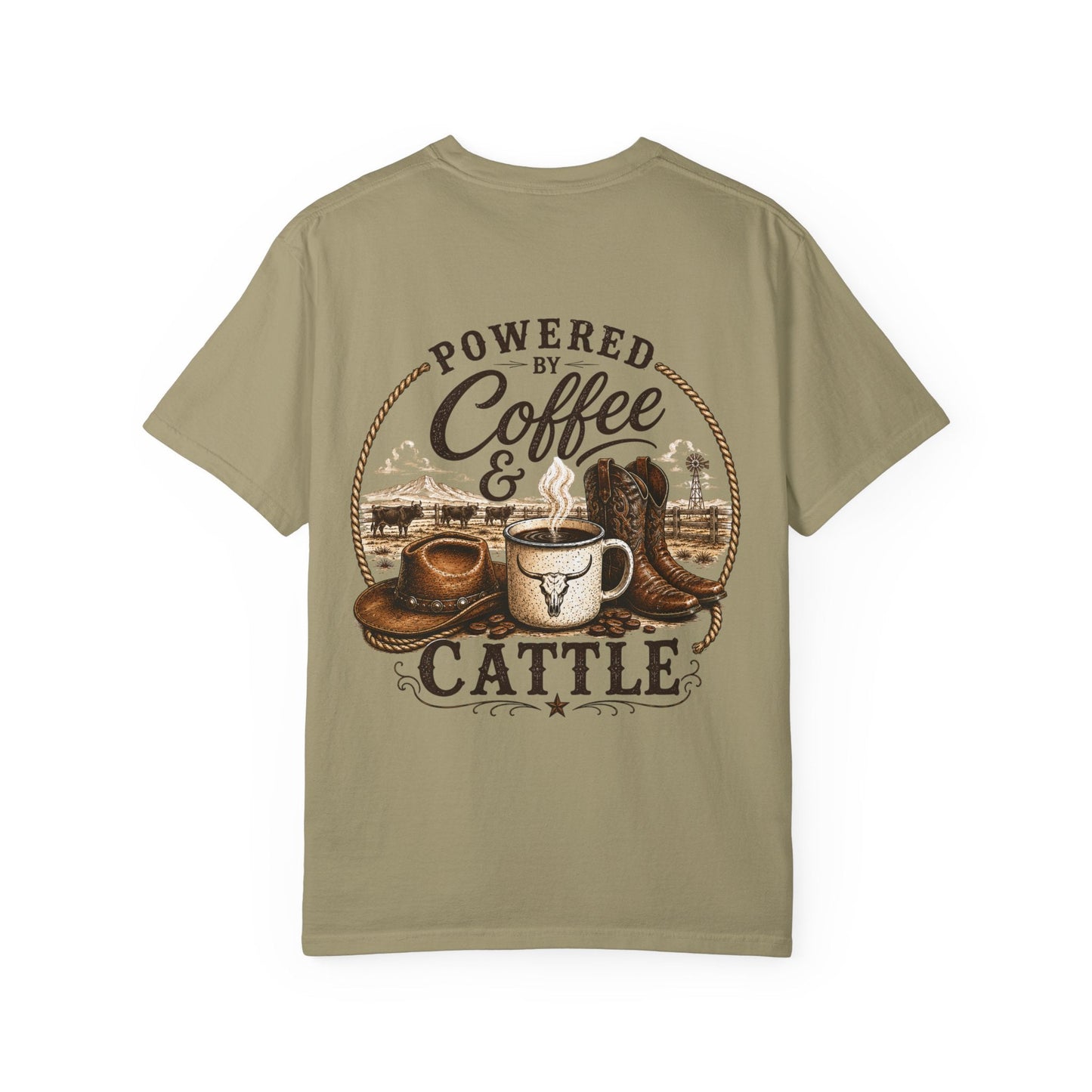 Coffee & Cattle T-Shirt | The Ranch Way - Just Us Flynn’s