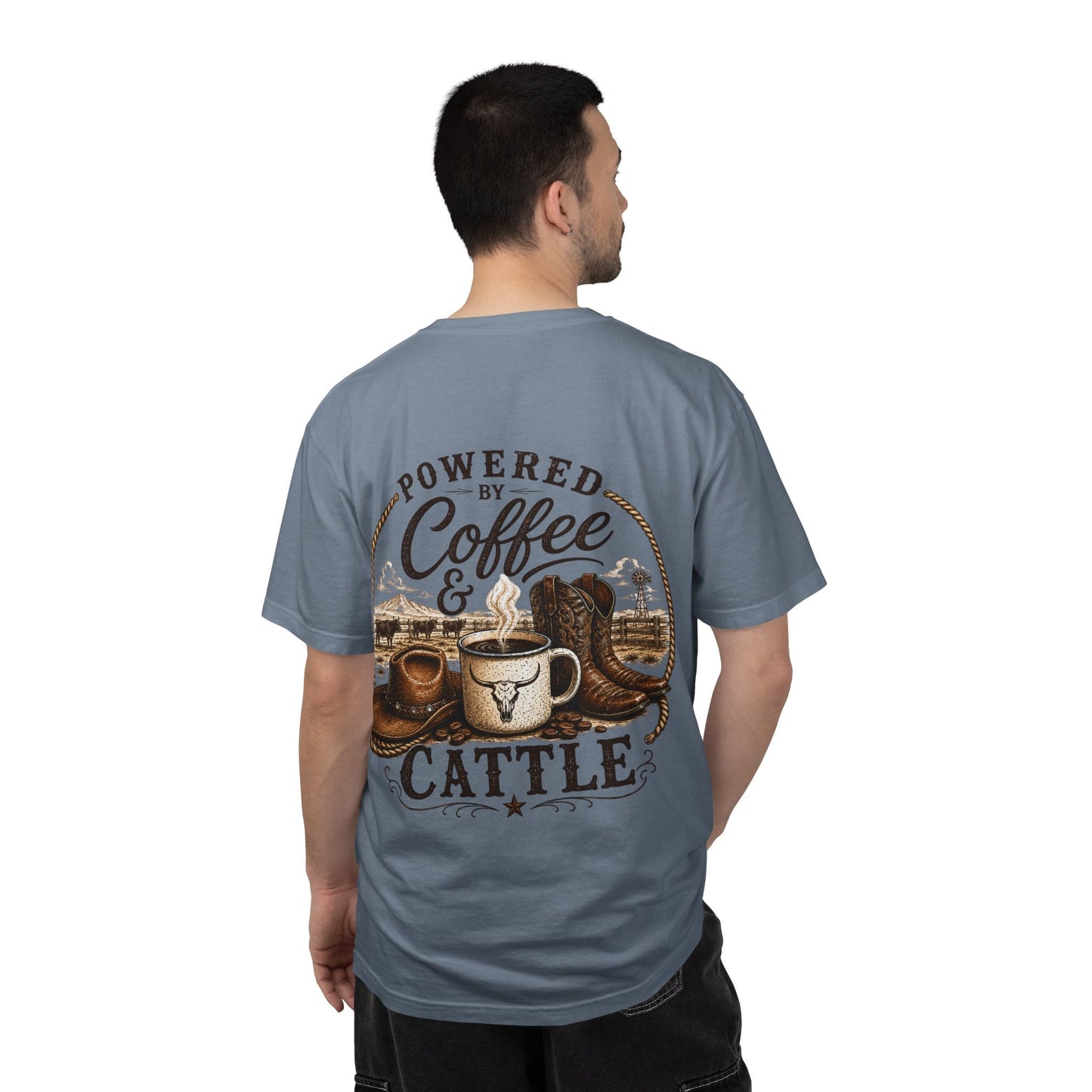 Coffee & Cattle T-Shirt | The Ranch Way - Just Us Flynn’s