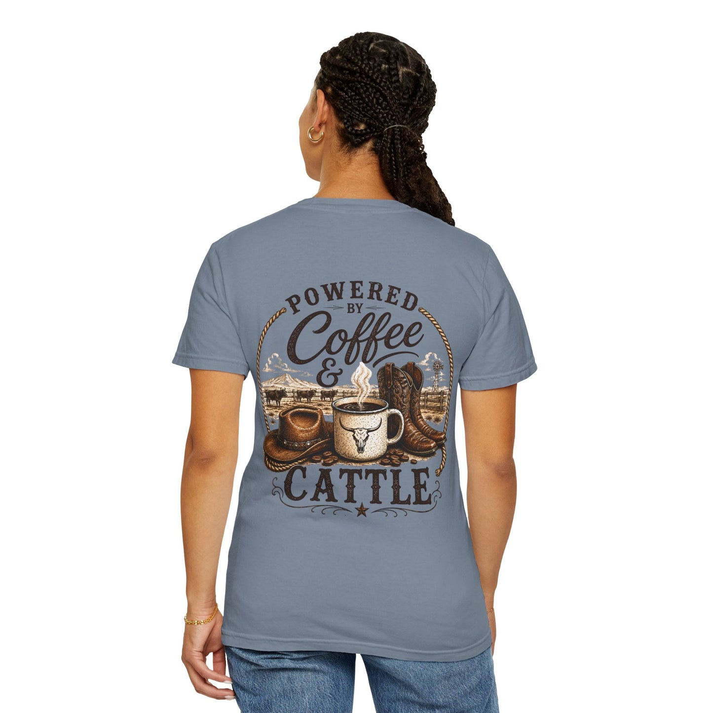 Coffee & Cattle T-Shirt | The Ranch Way - Just Us Flynn’s