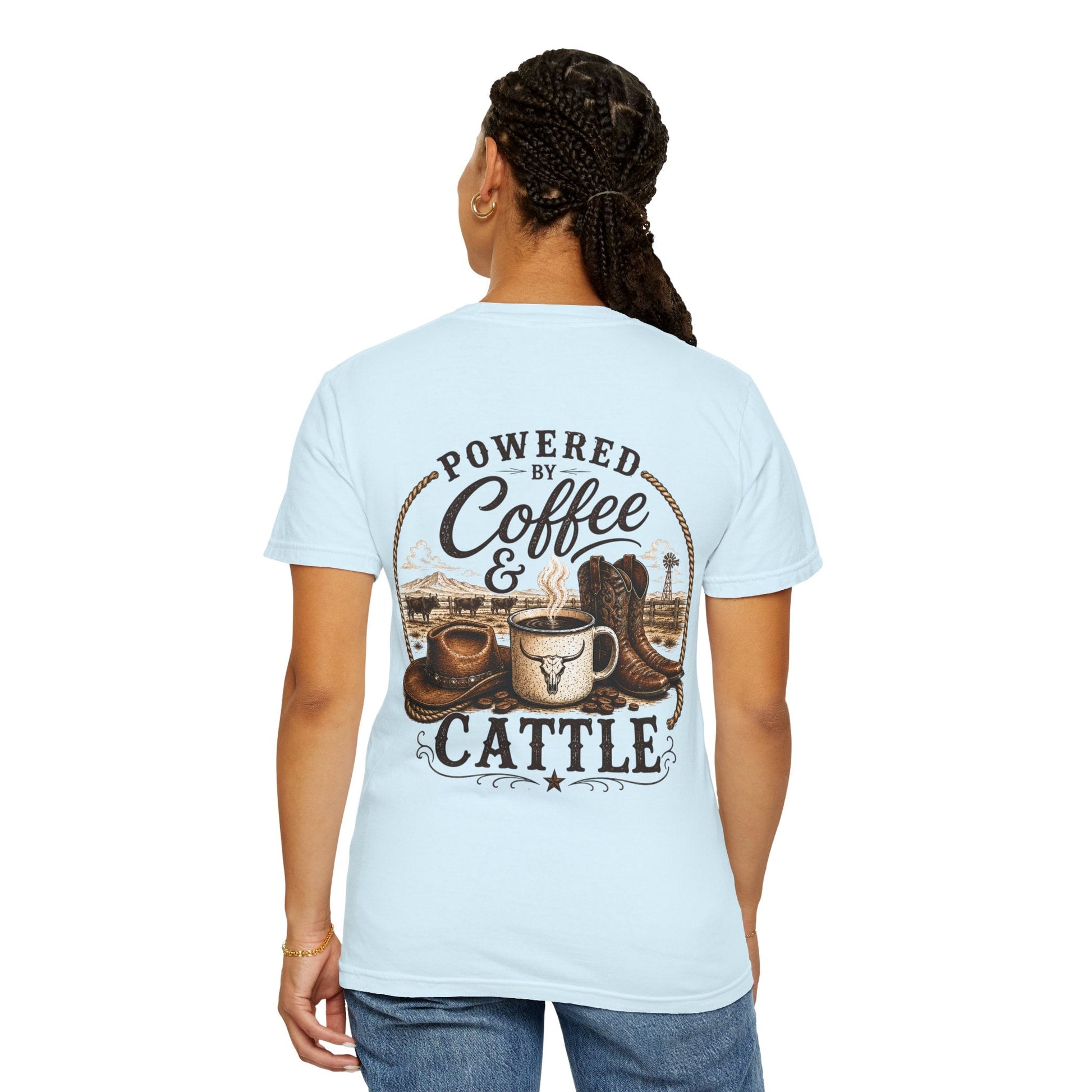 Coffee & Cattle T-Shirt | The Ranch Way - Just Us Flynn’s