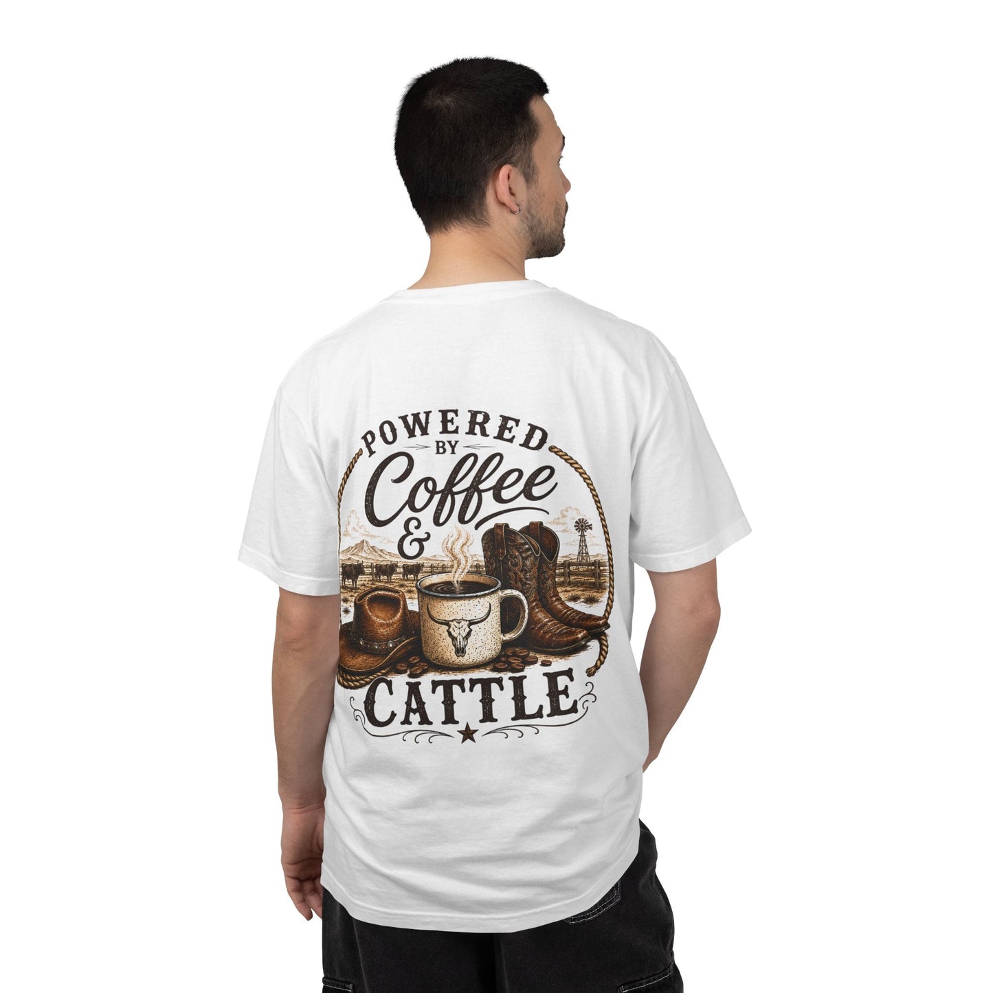 Coffee & Cattle T-Shirt | The Ranch Way - Just Us Flynn’s