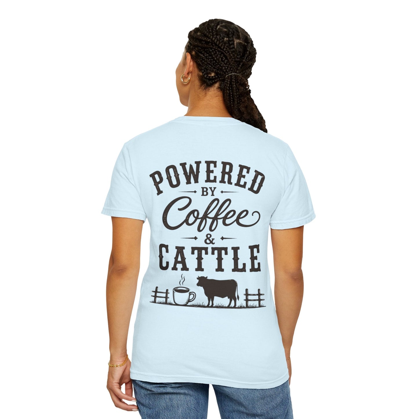 Coffee & Cattle T-Shirt | Vintage Logo - Just Us Flynn’s