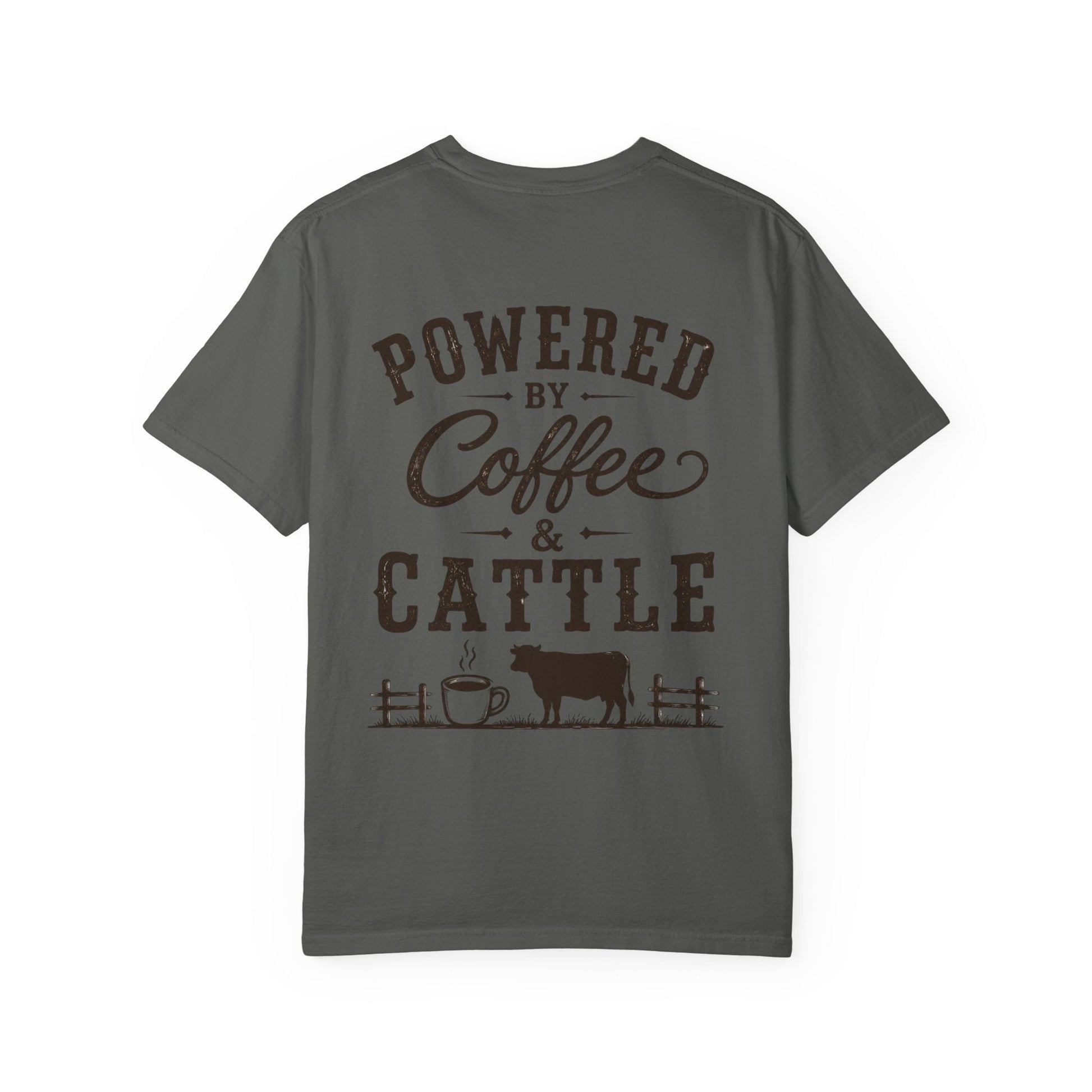 Coffee & Cattle T-Shirt | Vintage Logo - Just Us Flynn’s