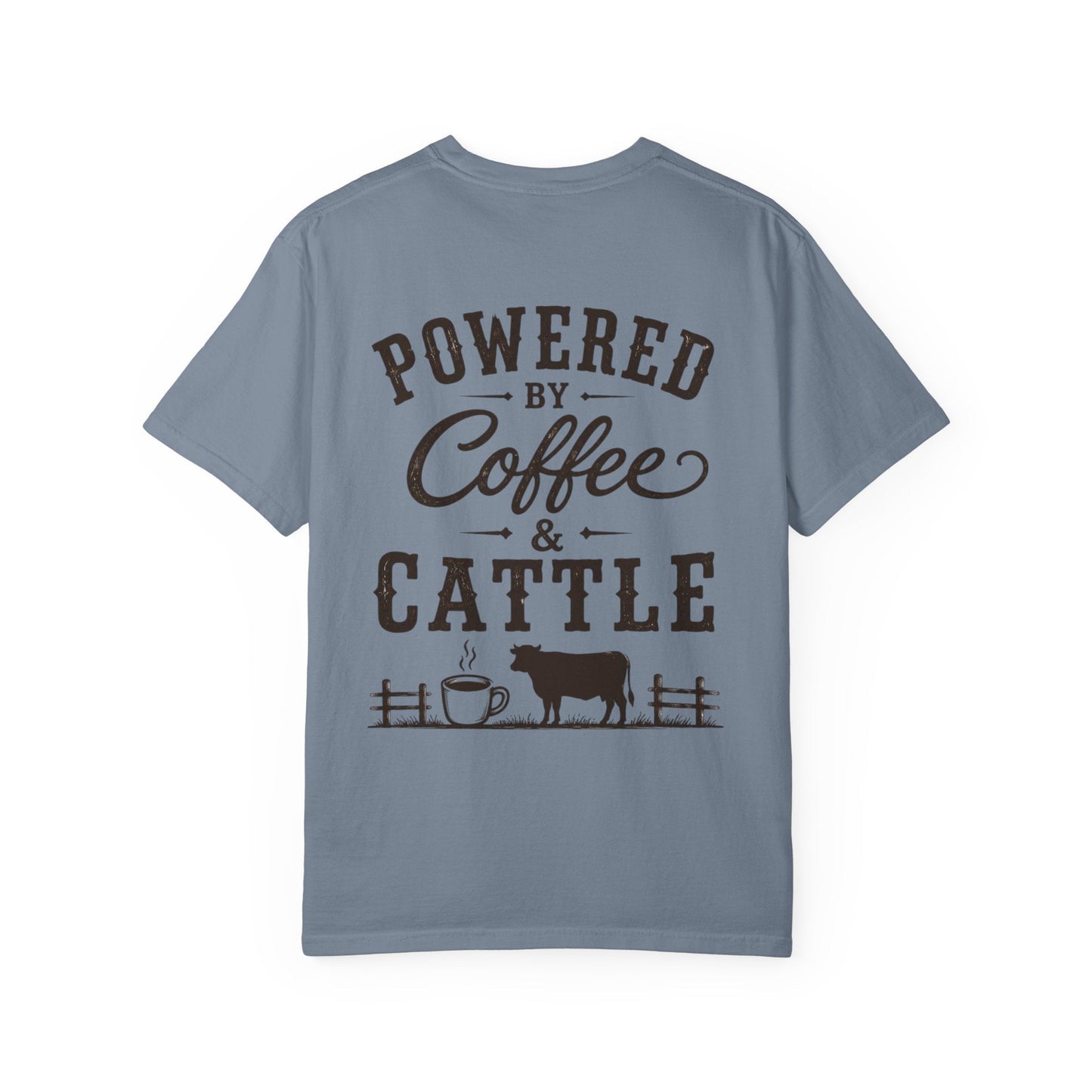 Coffee & Cattle T-Shirt | Vintage Logo - Just Us Flynn’s