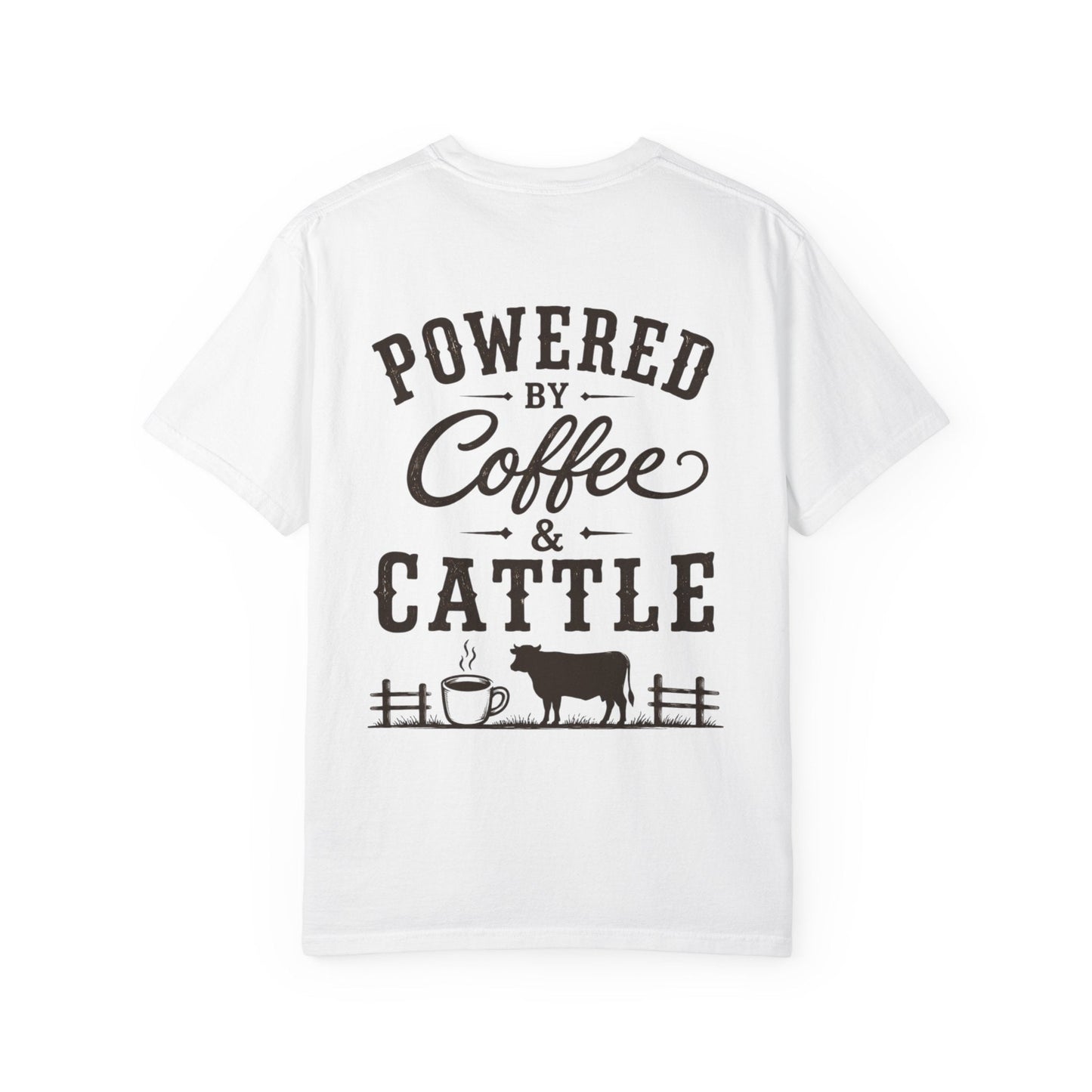 Coffee & Cattle T-Shirt | Vintage Logo - Just Us Flynn’s