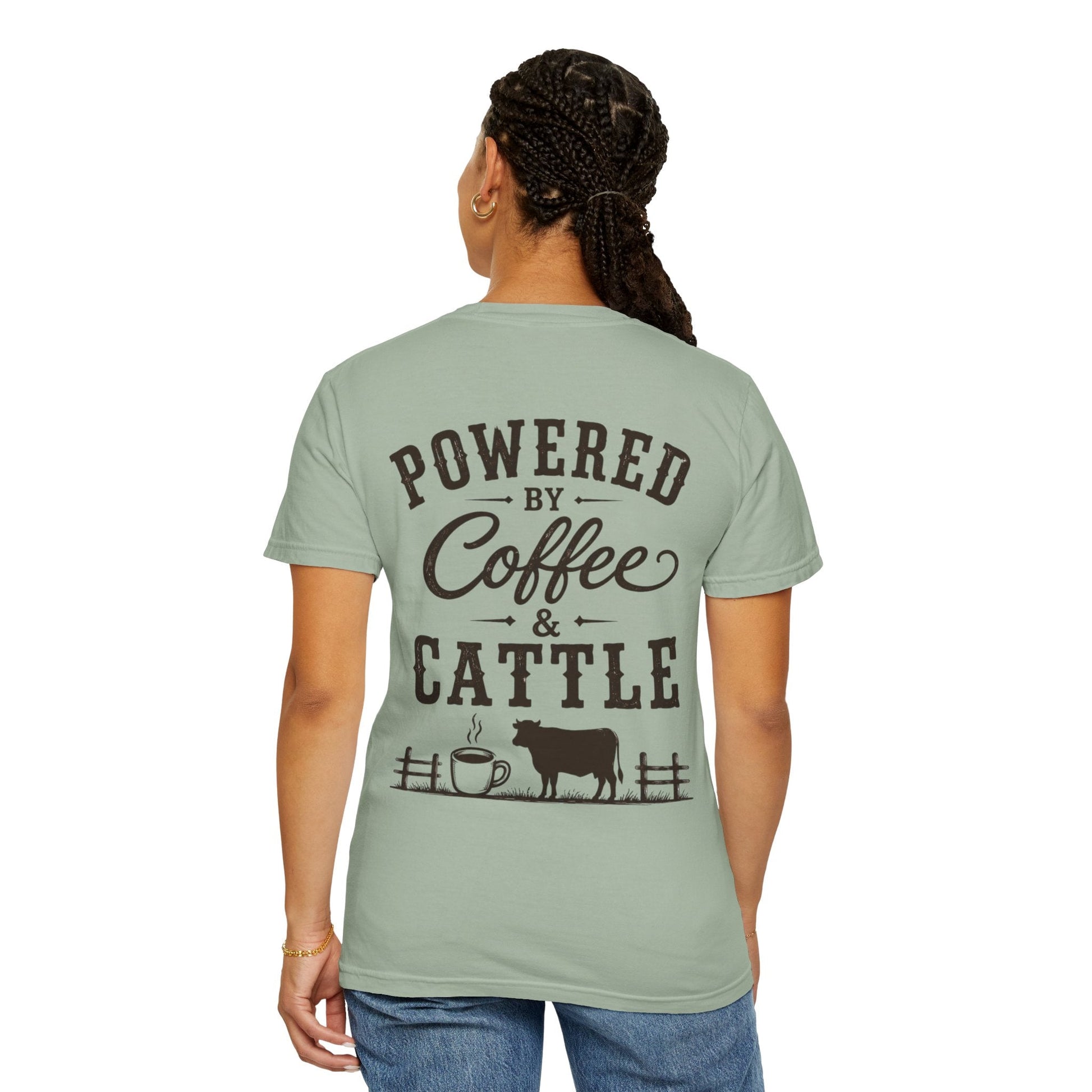 Coffee & Cattle T-Shirt | Vintage Logo - Just Us Flynn’s