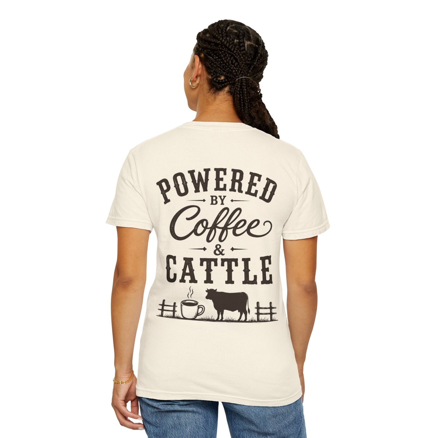 Coffee & Cattle T-Shirt | Vintage Logo - Just Us Flynn’s