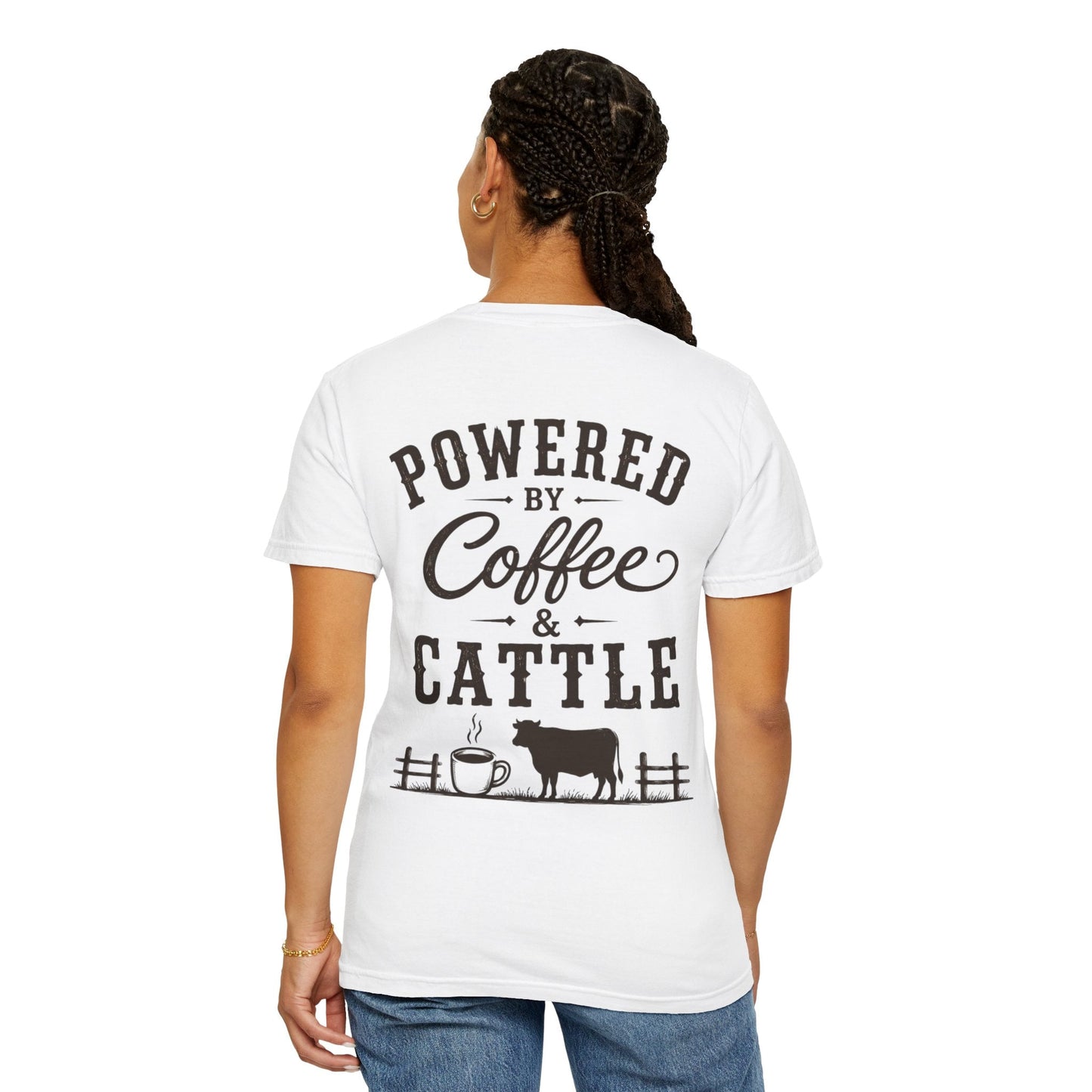 Coffee & Cattle T-Shirt | Vintage Logo - Just Us Flynn’s