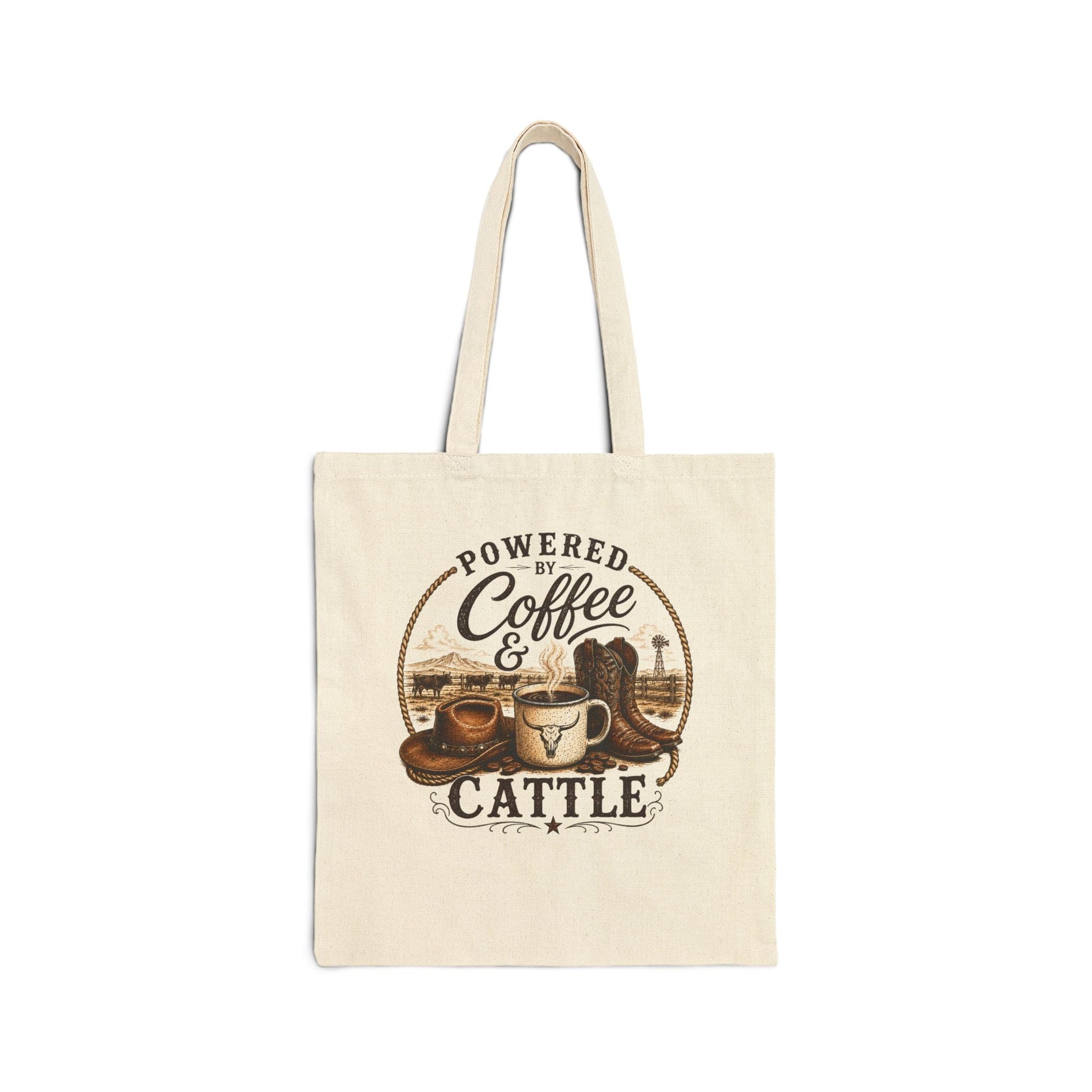 Coffee & Cattle Tote Bag | The Ranch Way - Just Us Flynn’s