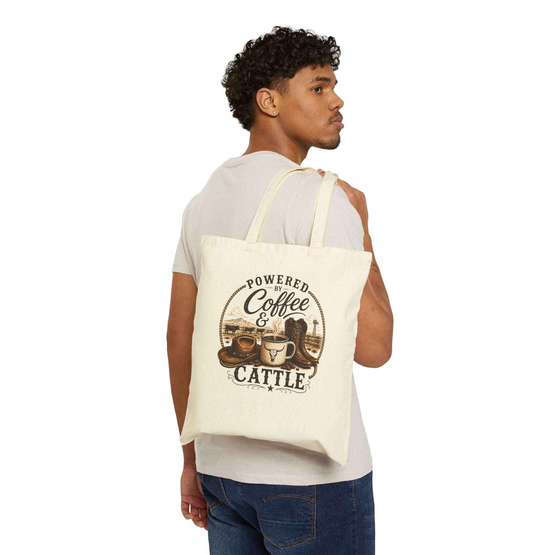 Coffee & Cattle Tote Bag | The Ranch Way - Just Us Flynn’s