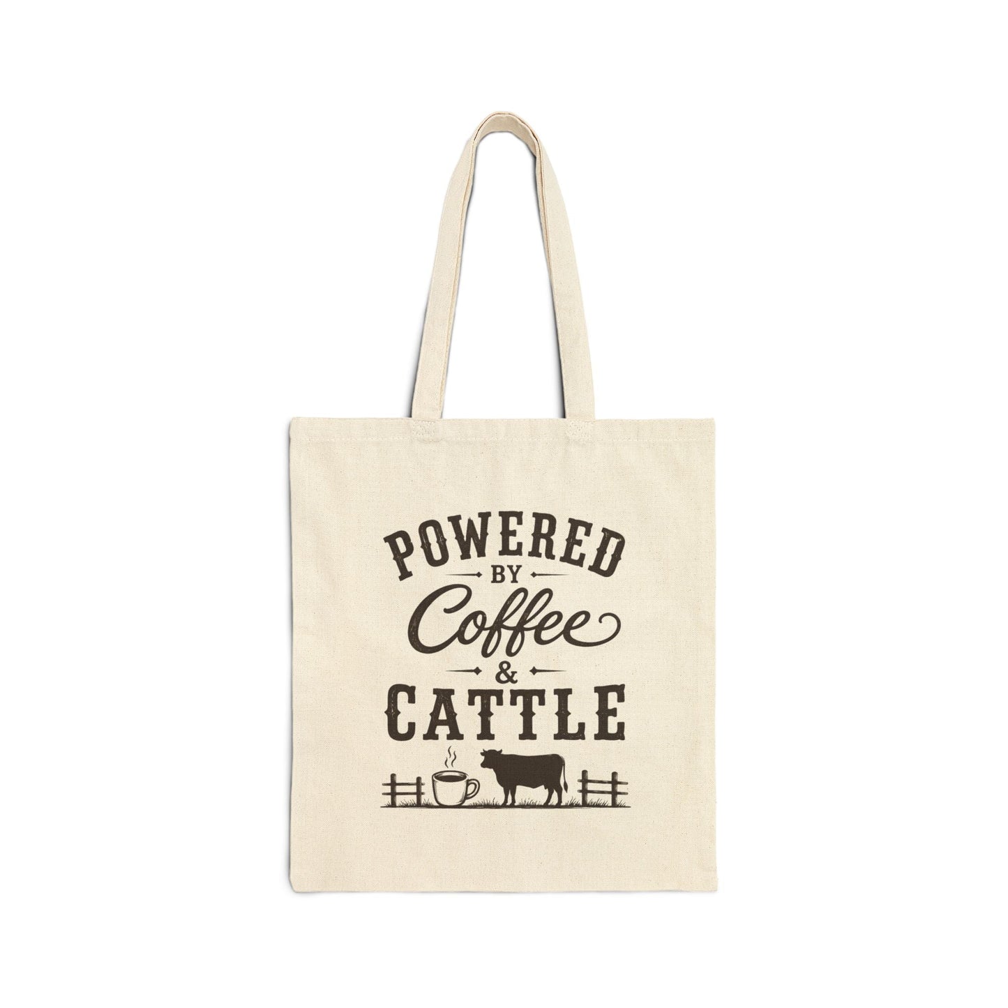 Coffee & Cattle Tote Bag | Vintage Logo - Just Us Flynn’s