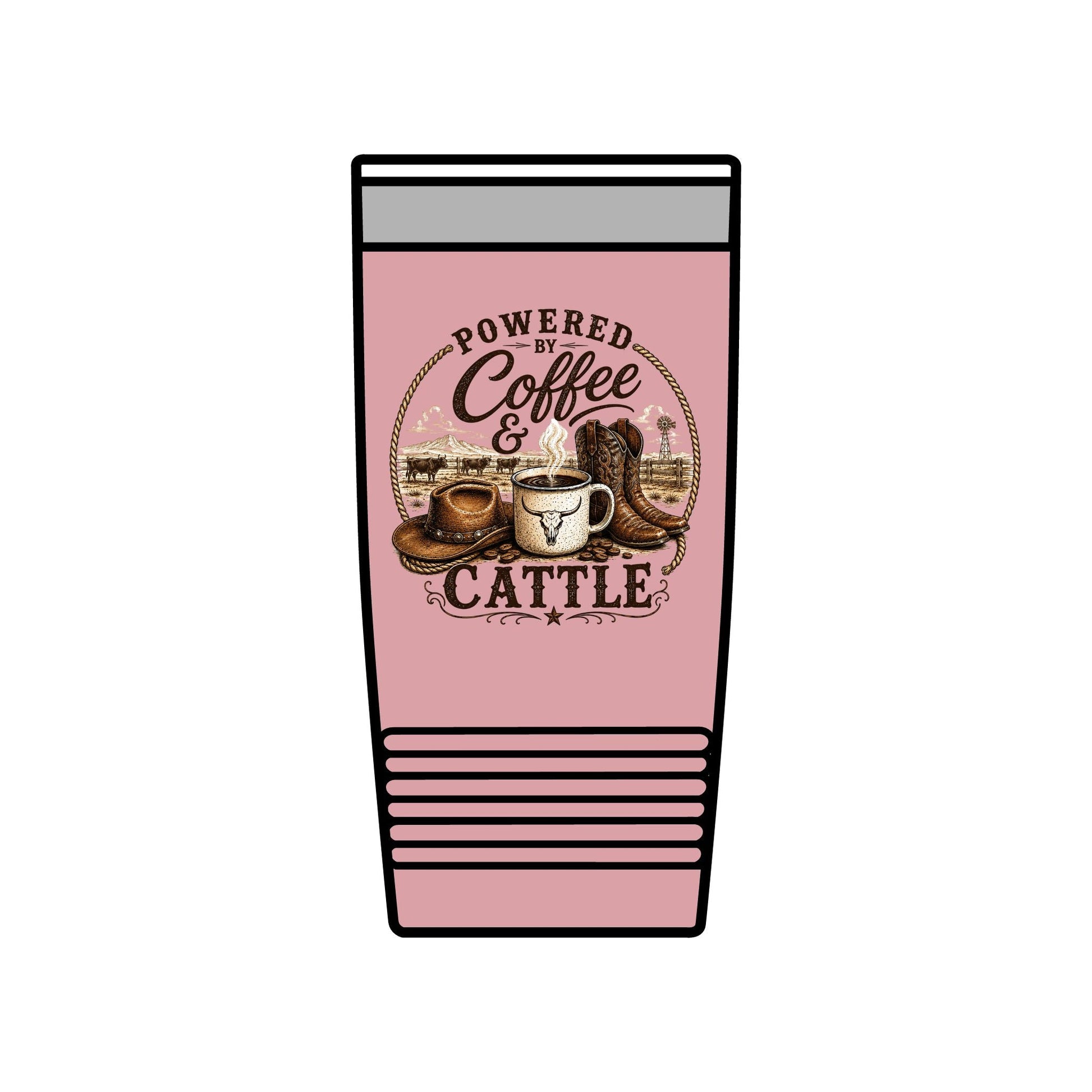 Coffee & Cattle Tumbler | The Ranch Way - Just Us Flynn’s