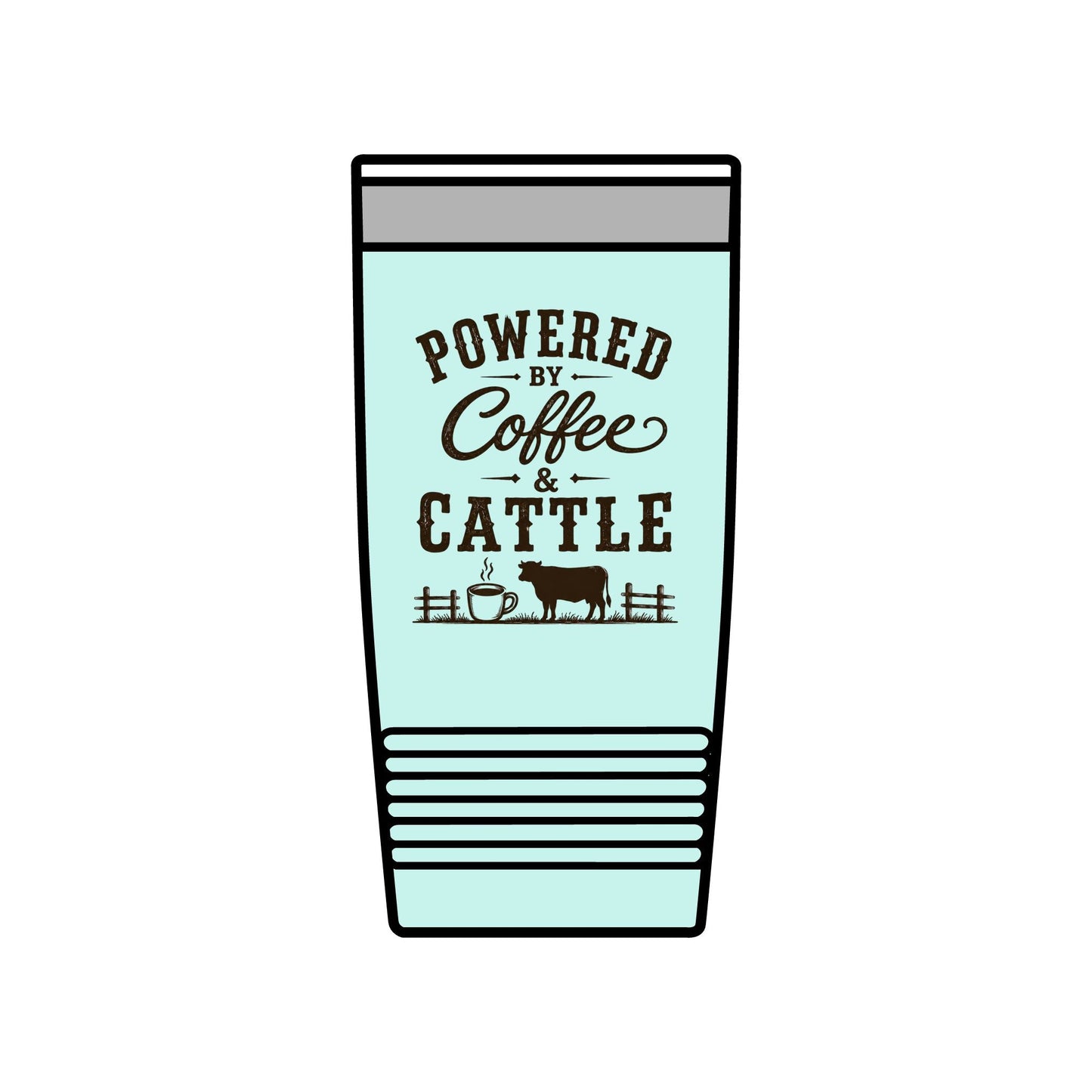Coffee & Cattle Tumbler | The Ranch Way - Just Us Flynn’s