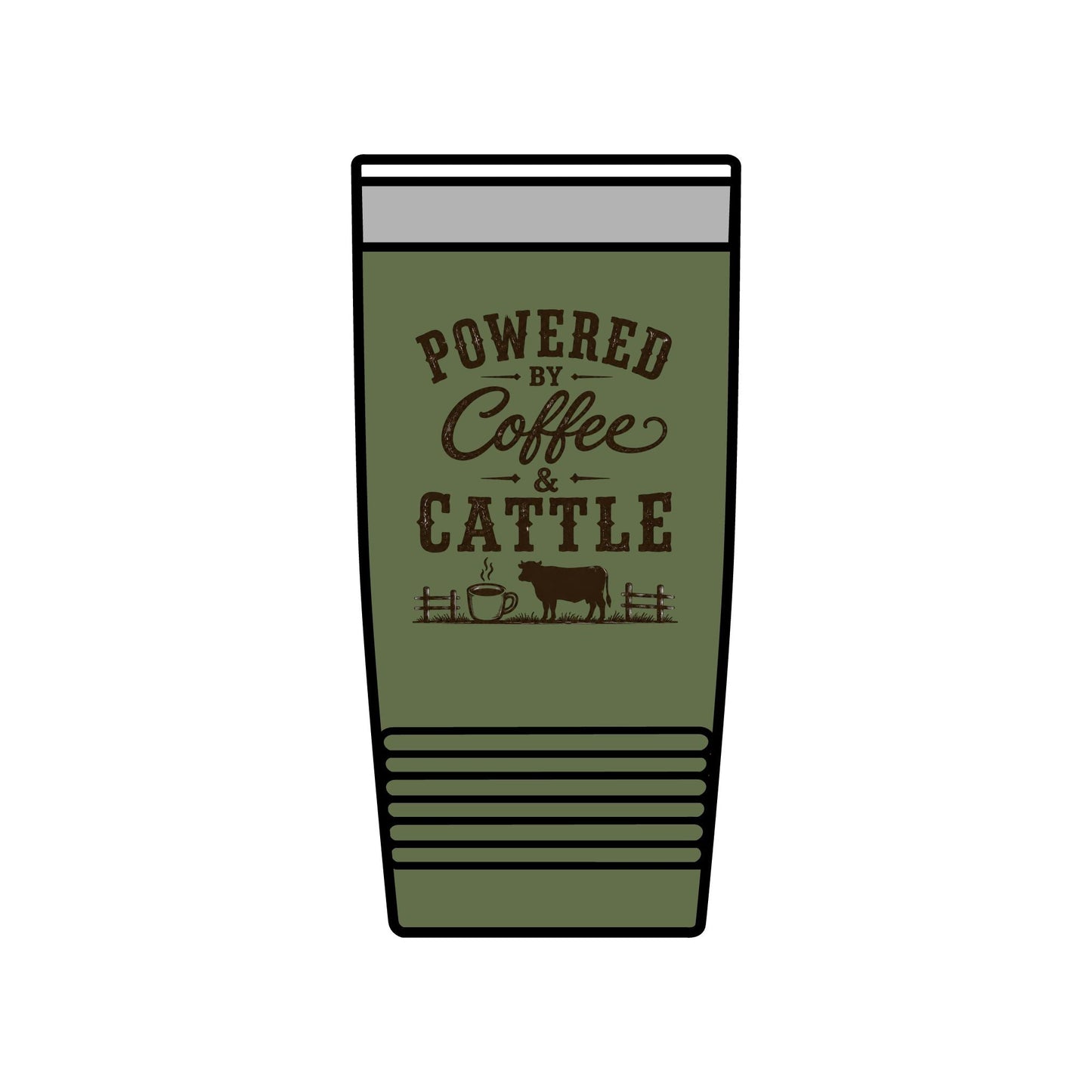Coffee & Cattle Tumbler | The Ranch Way - Just Us Flynn’s