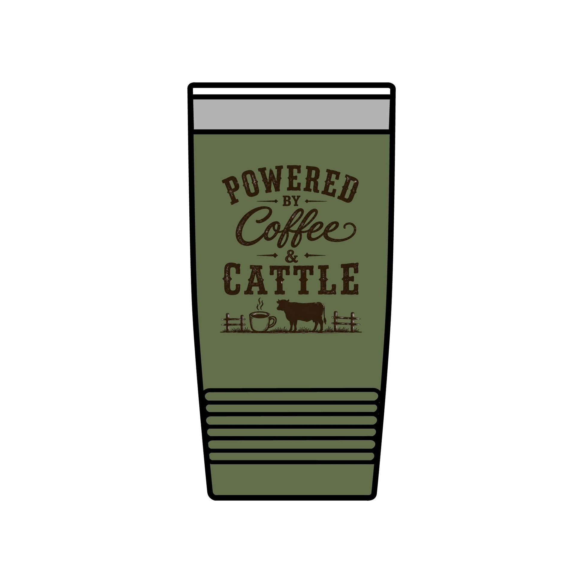 Coffee & Cattle Tumbler | The Ranch Way - Just Us Flynn’s