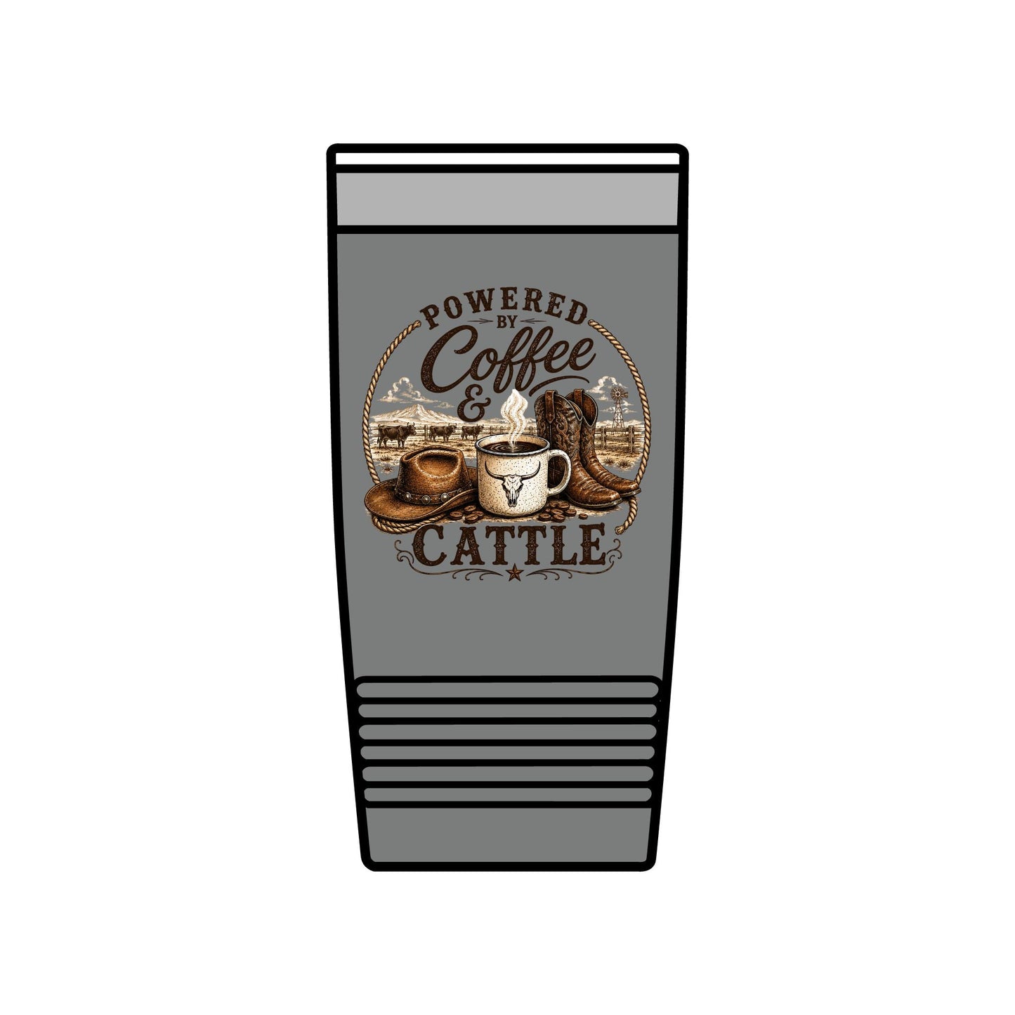 Coffee & Cattle Tumbler | The Ranch Way - Just Us Flynn’s