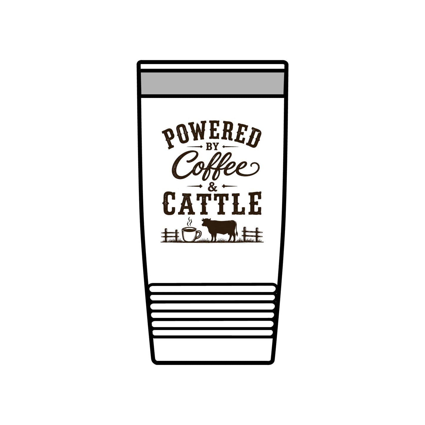 Coffee & Cattle Tumbler | The Ranch Way - Just Us Flynn’s