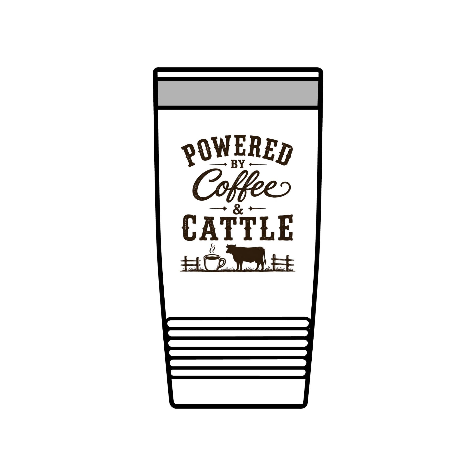 Coffee & Cattle Tumbler | The Ranch Way - Just Us Flynn’s
