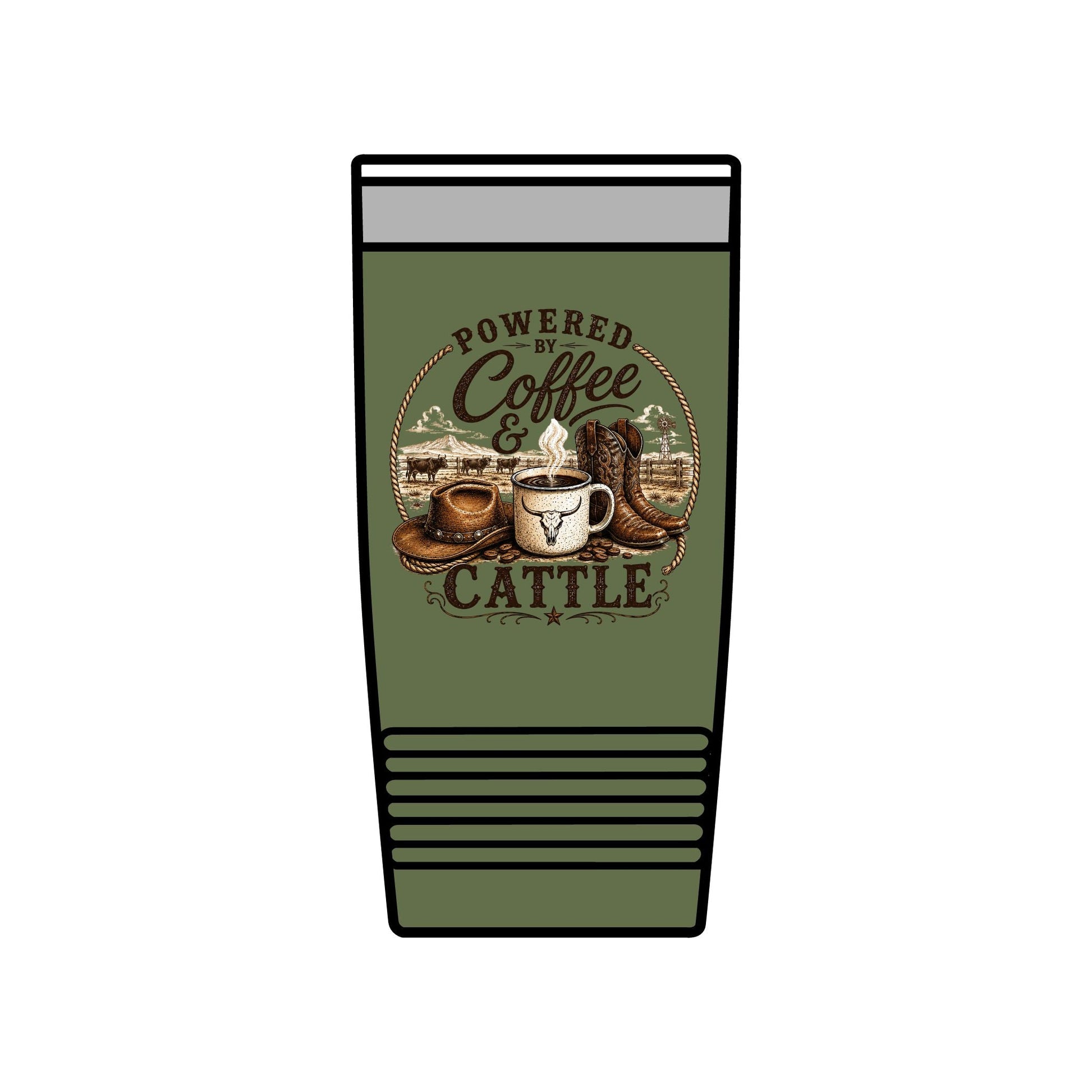 Coffee & Cattle Tumbler | The Ranch Way - Just Us Flynn’s