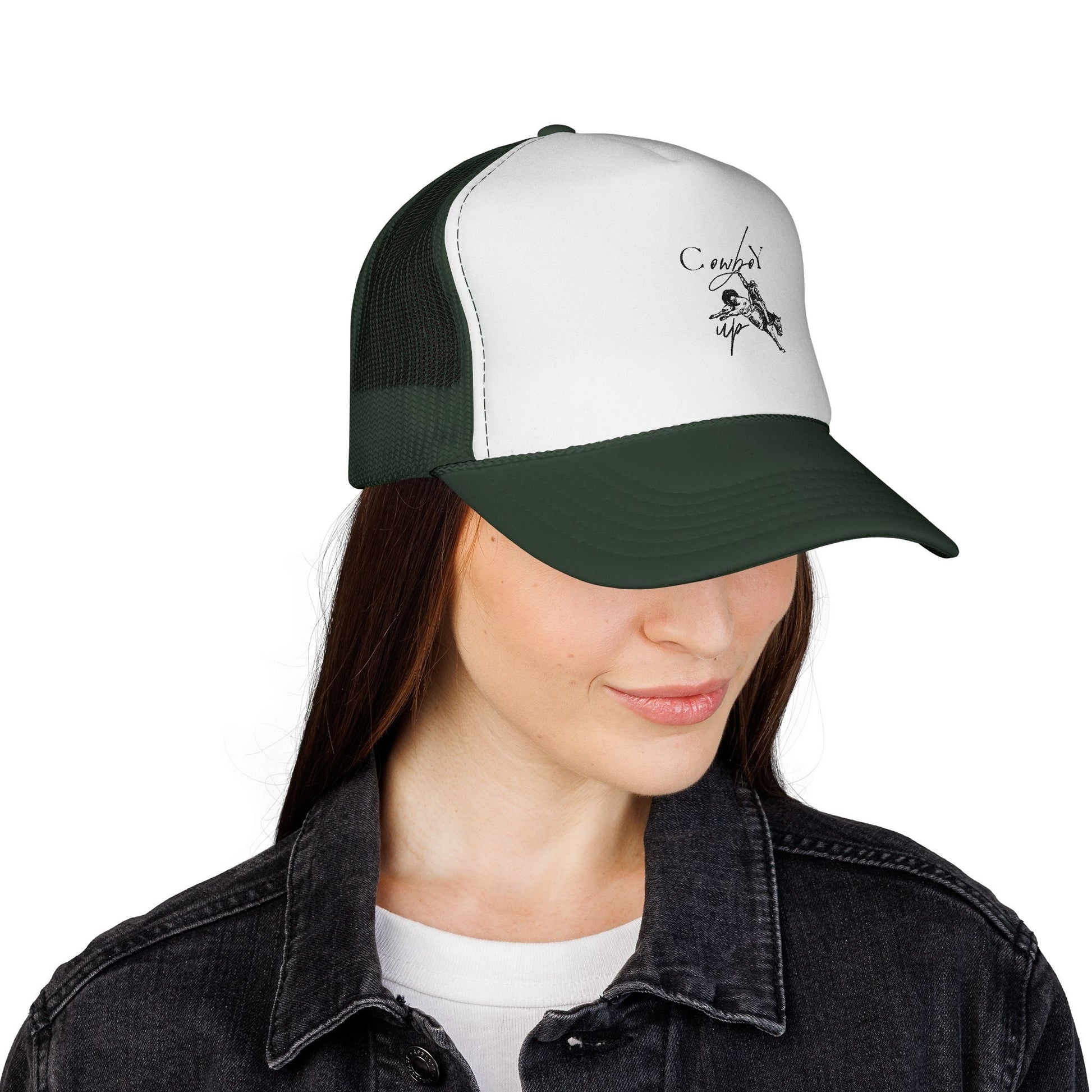 Cowboy Up Trucker Hat - Just Us Flynn’s
