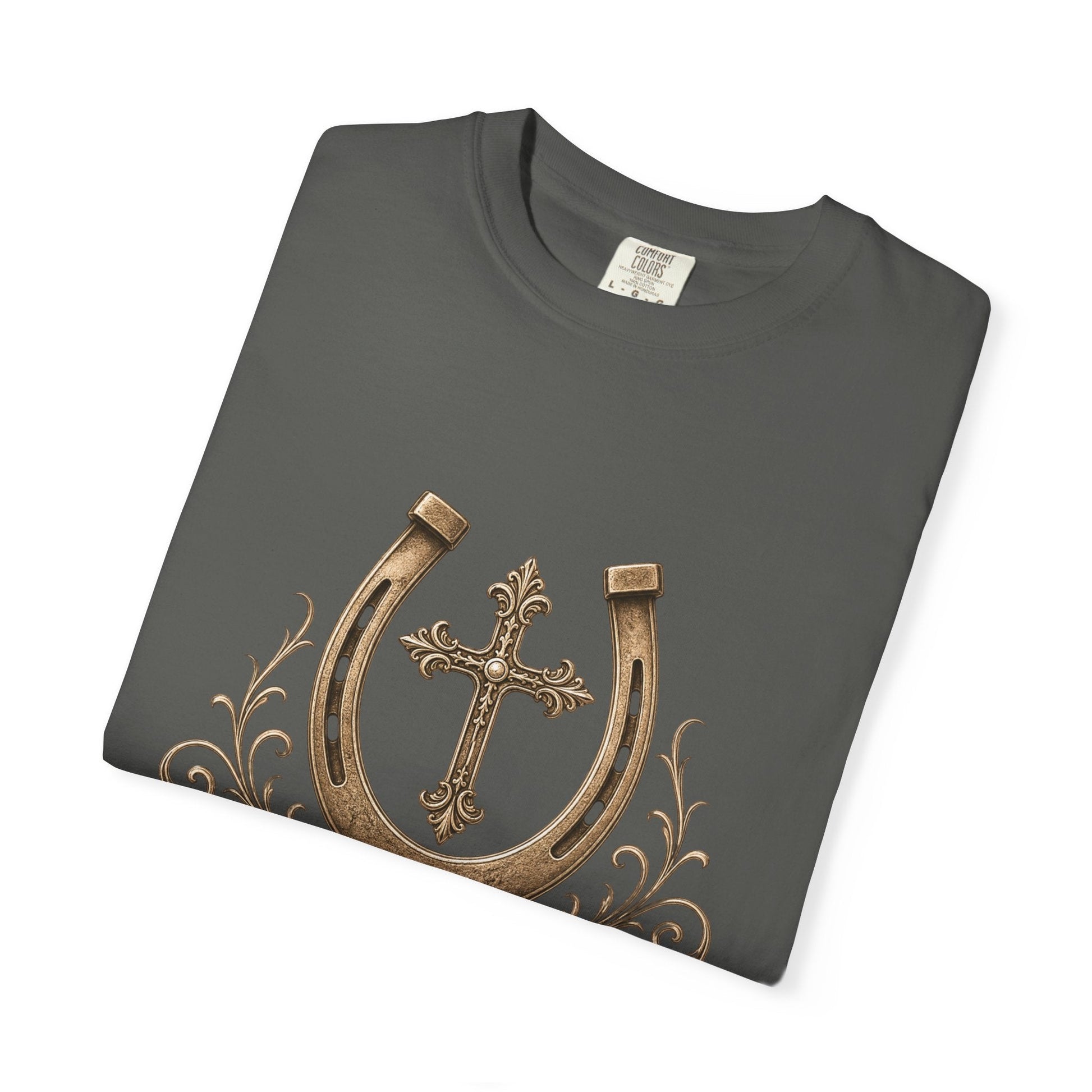 Faith Family Cattle Front T-Shirt - Just Us Flynn’s