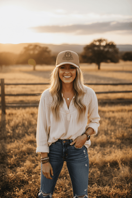 Faith Family Cattle Trucker Hat - Just Us Flynn’s