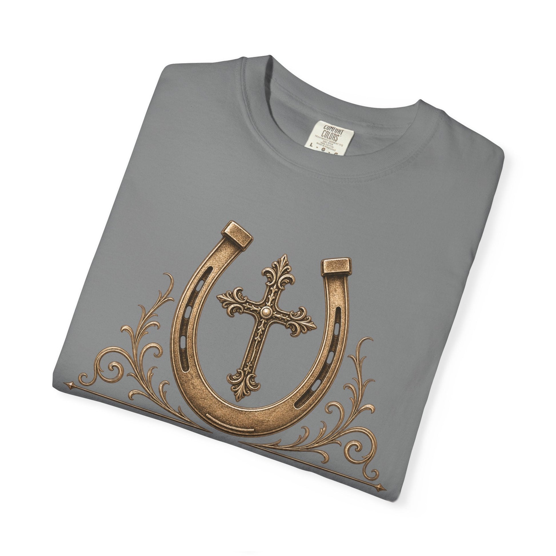Faith Family Ranch Front T-Shirt - Just Us Flynn’s