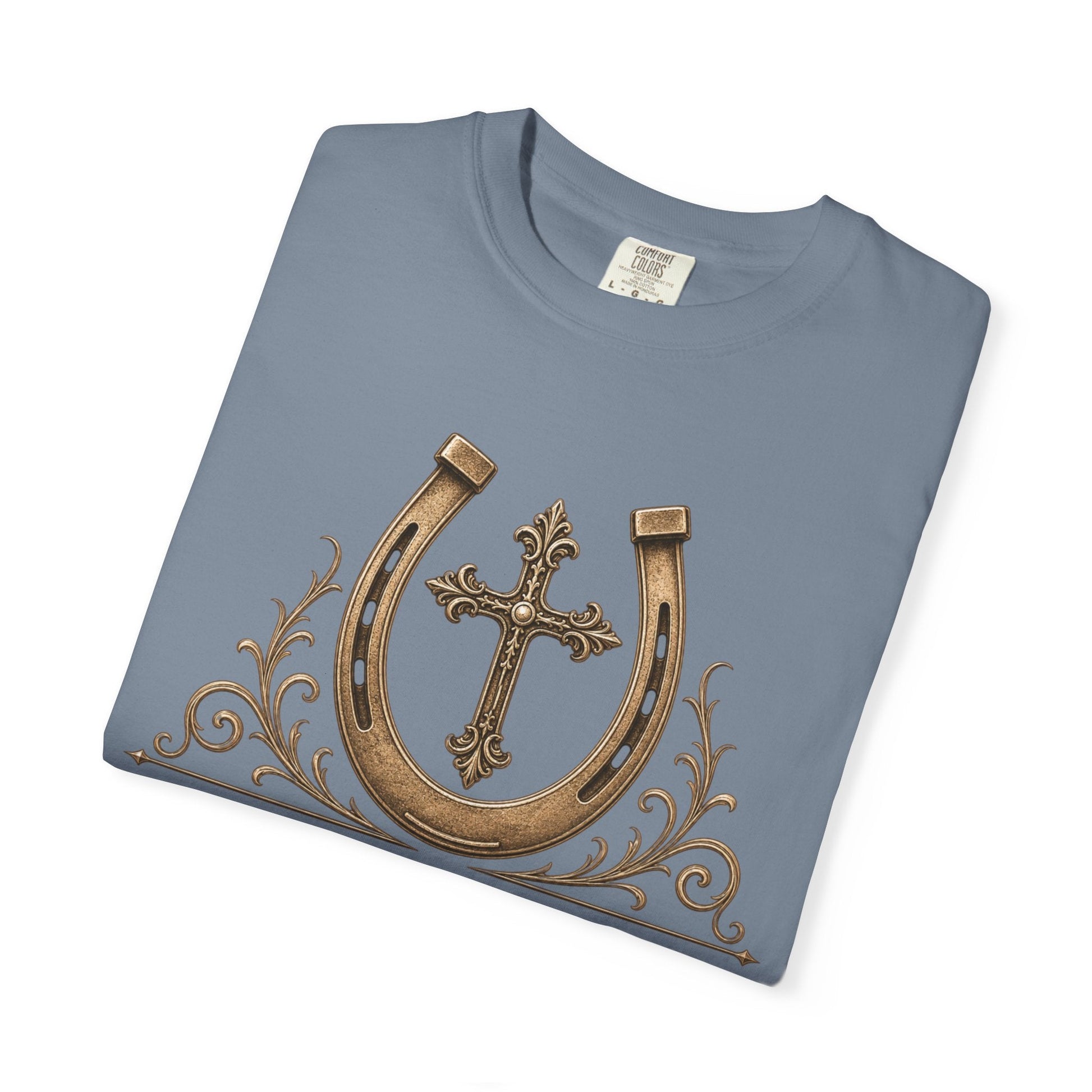 Faith Family Ranch Front T-Shirt - Just Us Flynn’s