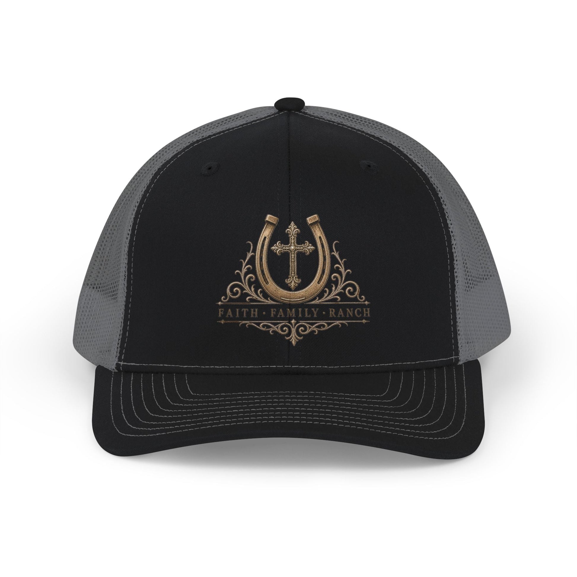 Faith Family Ranch Trucker Hat - Just Us Flynn’s