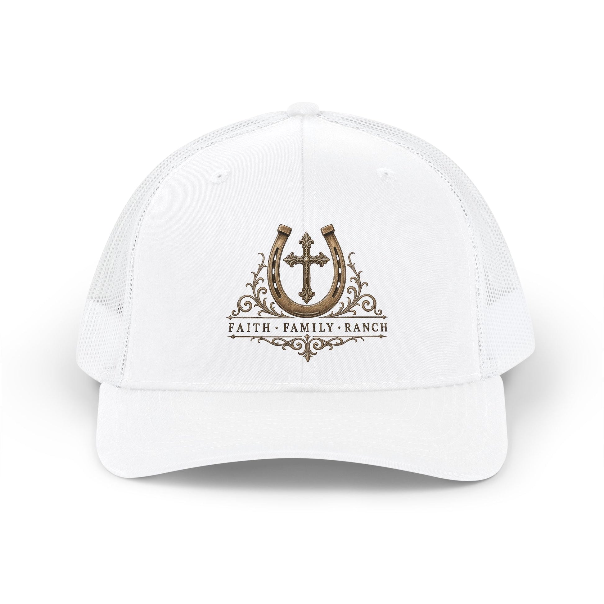 Faith Family Ranch Trucker Hat - Just Us Flynn’s