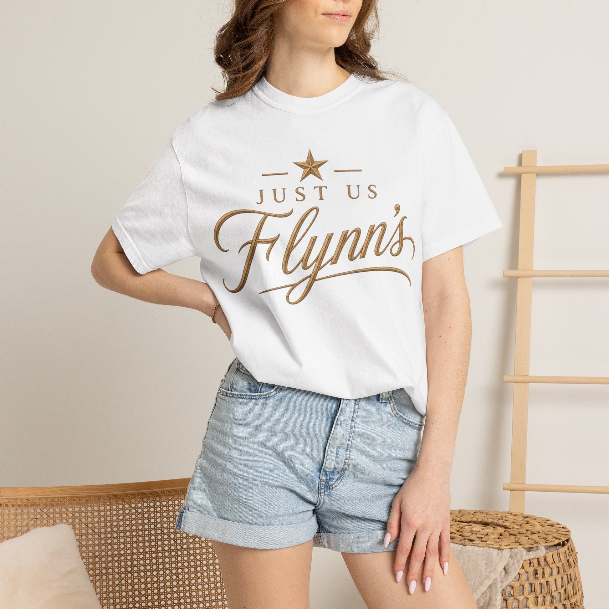 Just Us Flynns Front Logo T-Shirt - Just Us Flynn’s