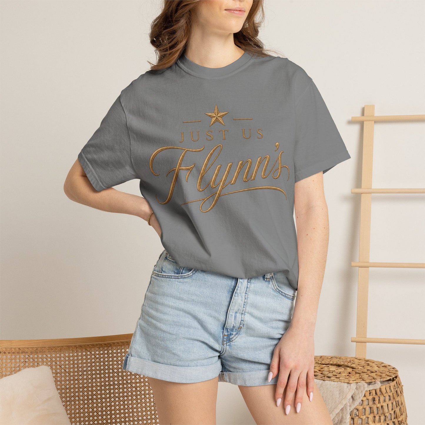 Just Us Flynns Front Logo T-Shirt - Just Us Flynn’s