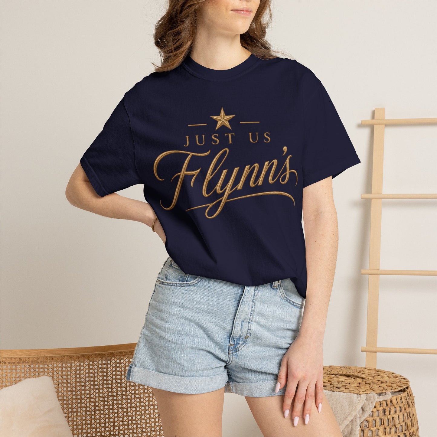 Just Us Flynns Front Logo T-Shirt - Just Us Flynn’s