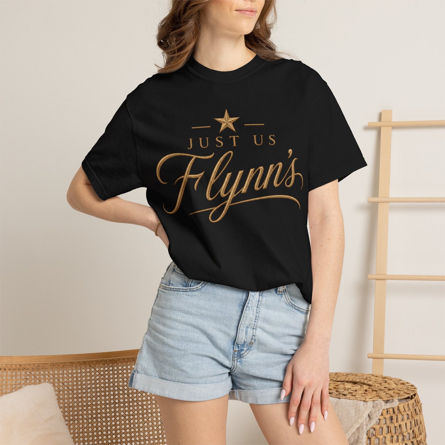 Just Us Flynns Front Logo T-Shirt - Just Us Flynn’s