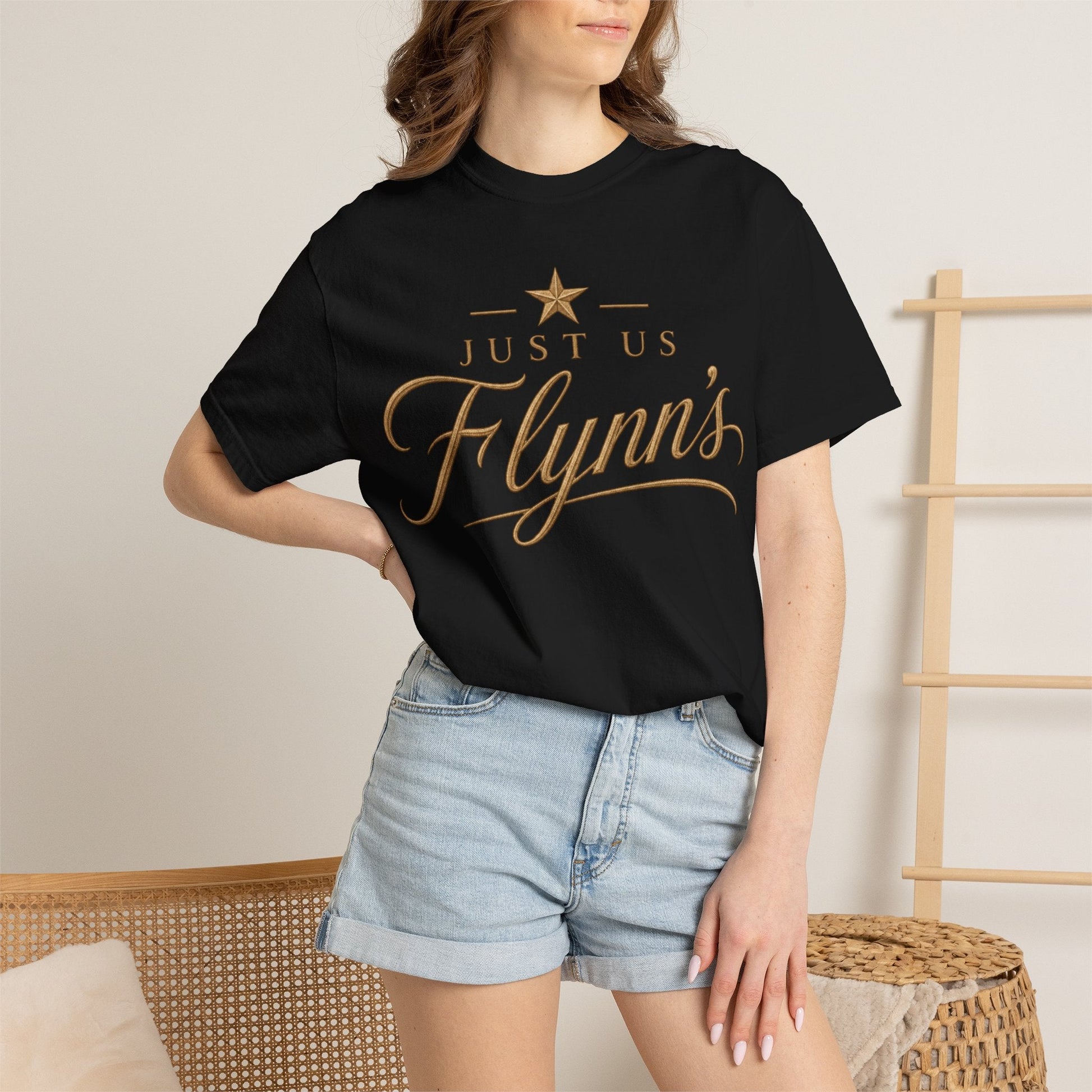 Just Us Flynns Front Logo T-Shirt - Just Us Flynn’s
