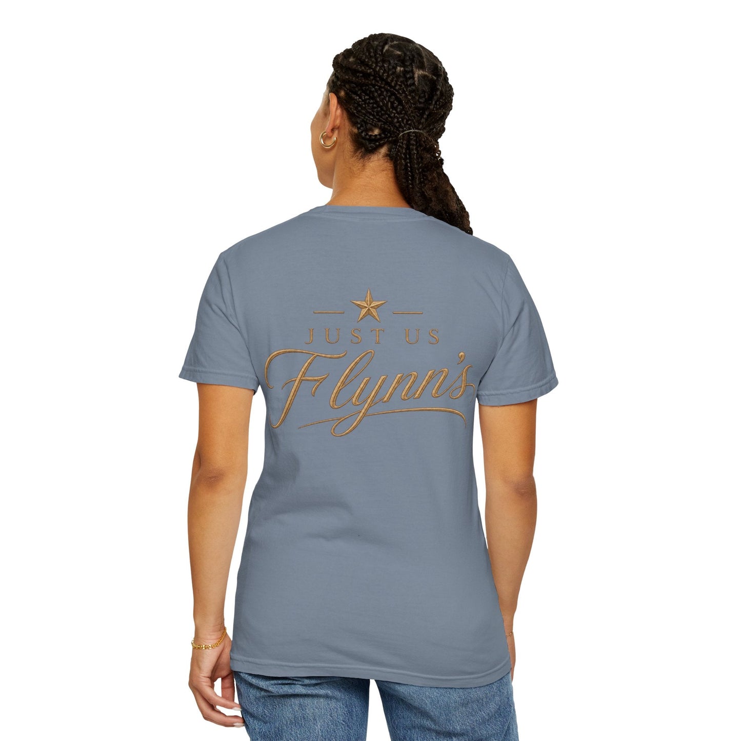 Just Us Flynns Front/Back Logo T-Shirt - Just Us Flynn’s