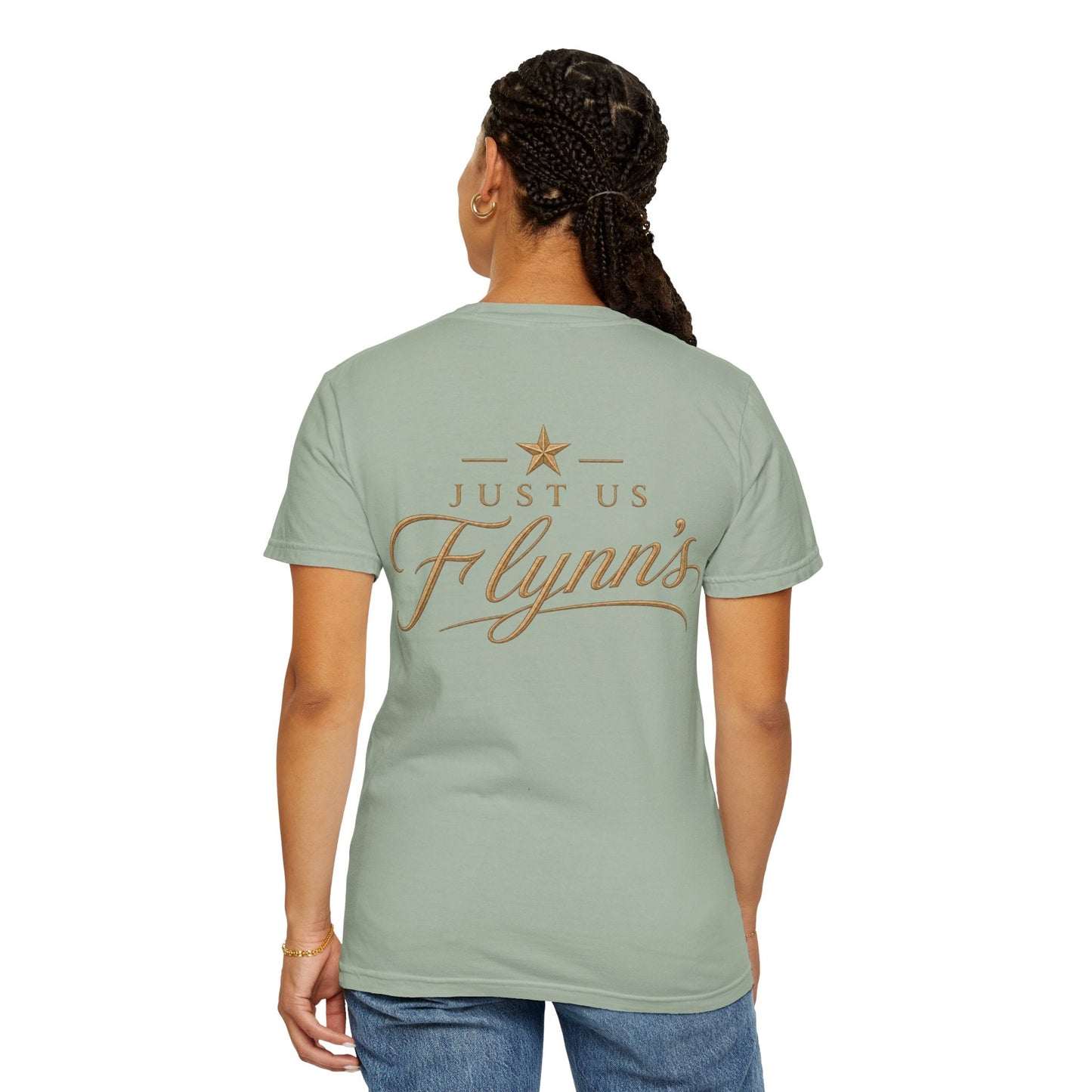 Just Us Flynns Front/Back Logo T-Shirt - Just Us Flynn’s
